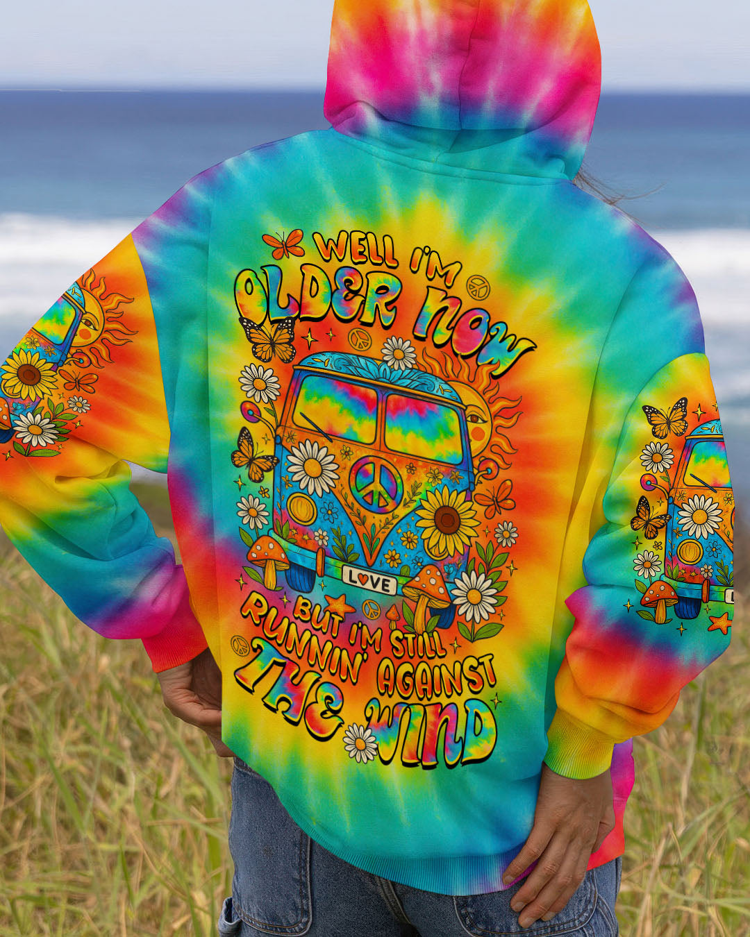 RUNNING AGAINST THE WIND BUS TIE DYE  ALL OVER PRINT - TLTR1007253