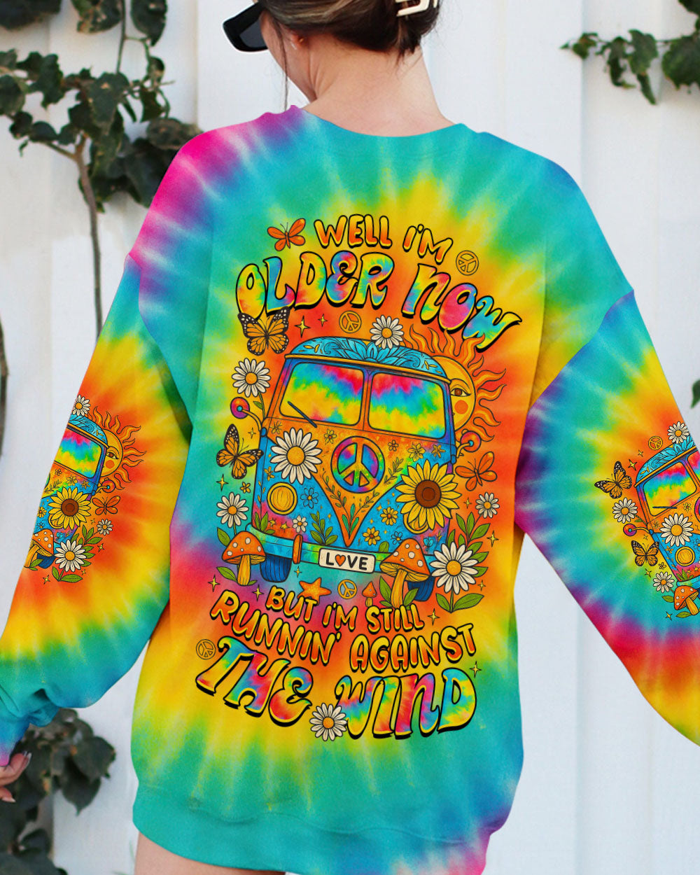 RUNNING AGAINST THE WIND BUS TIE DYE  ALL OVER PRINT - TLTR1007253