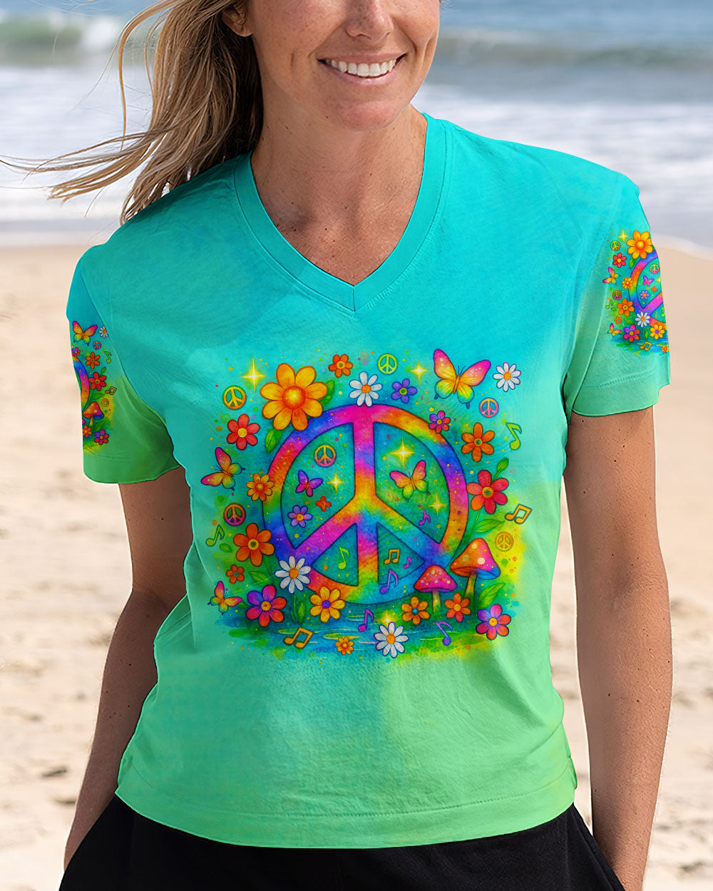 IMAGINE ALL THE PEOPLE LIVING LIFE IN PEACE ALL OVER PRINT   - TLTR1104253