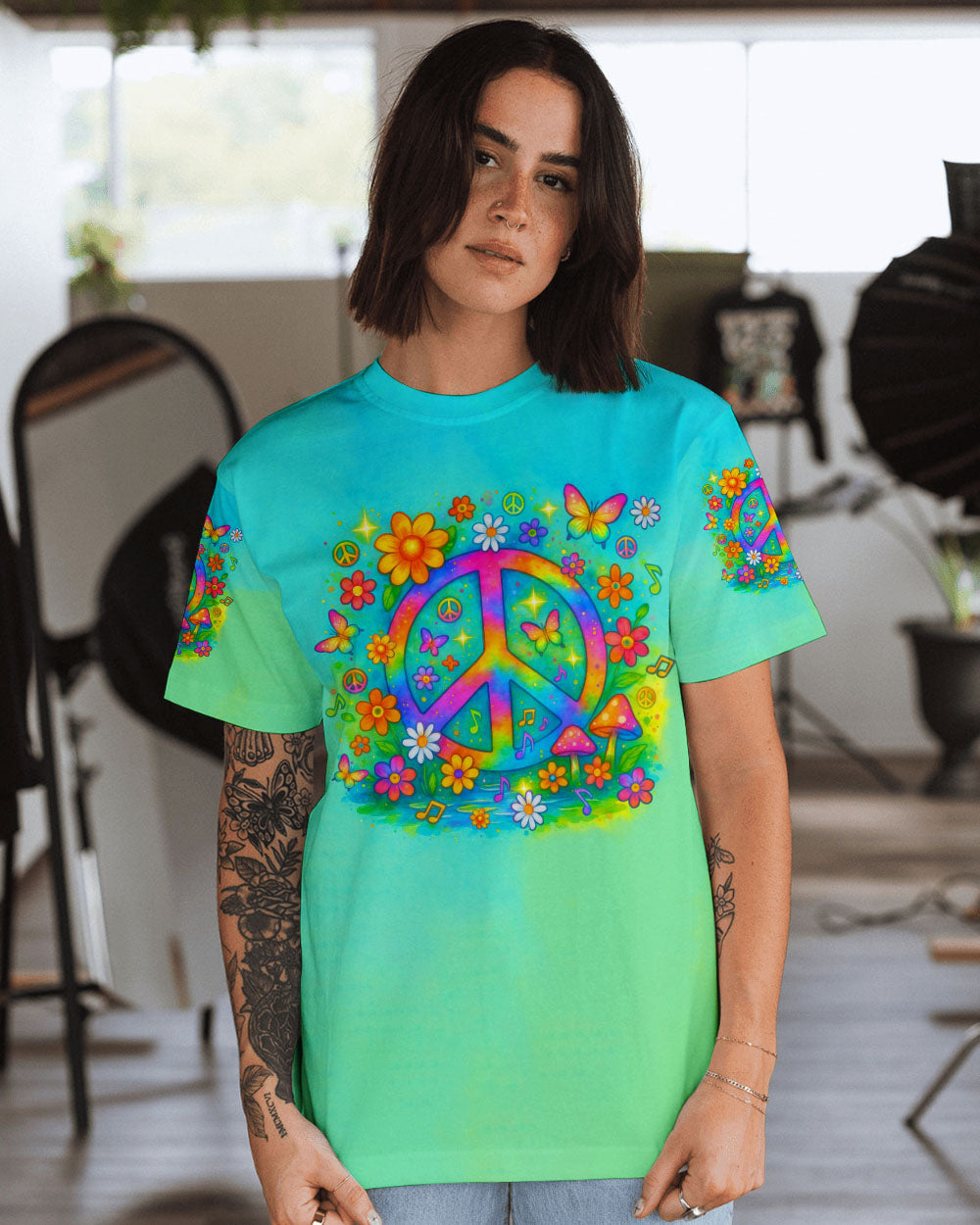 IMAGINE ALL THE PEOPLE LIVING LIFE IN PEACE ALL OVER PRINT   - TLTR1104253