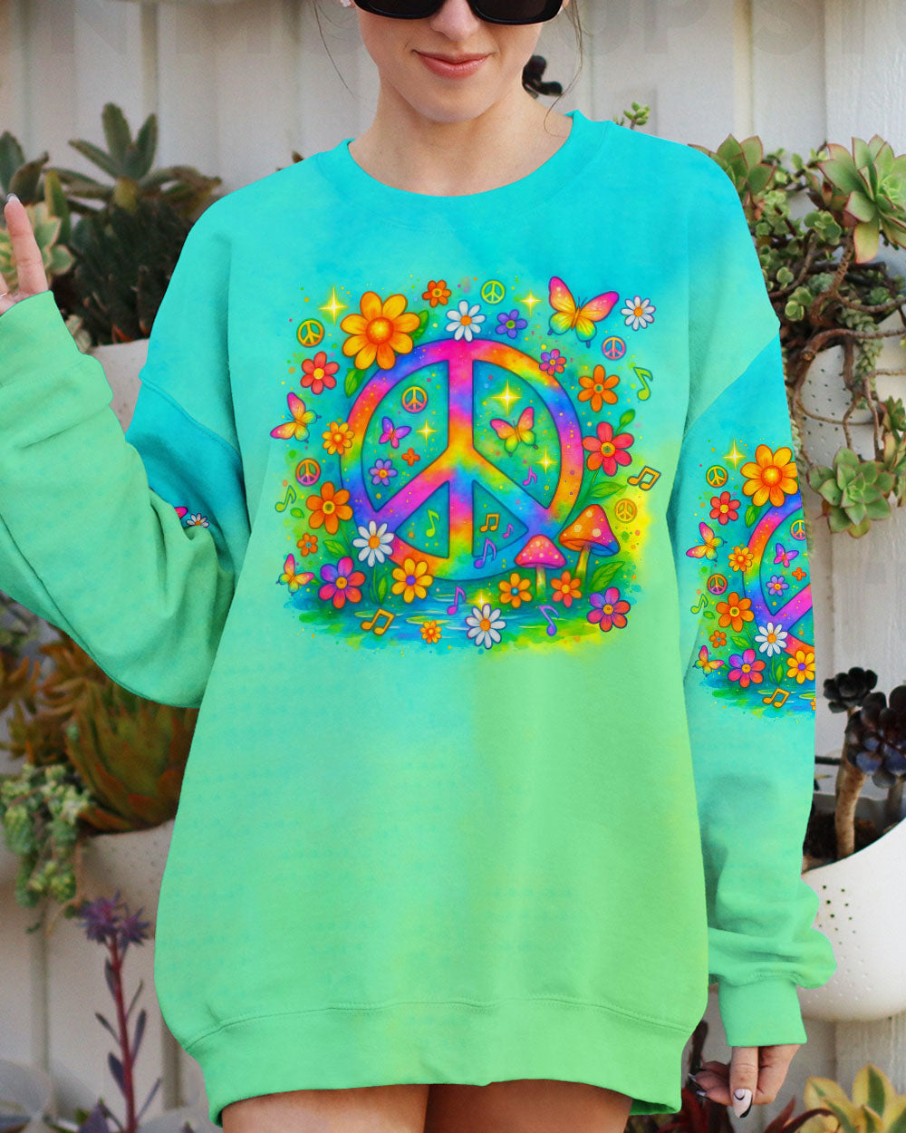 IMAGINE ALL THE PEOPLE LIVING LIFE IN PEACE ALL OVER PRINT   - TLTR1104253