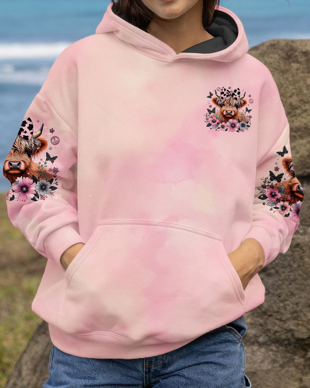 I'M NOT A HOT MESS COW ALL OVER PRINT  - TLTR1107252