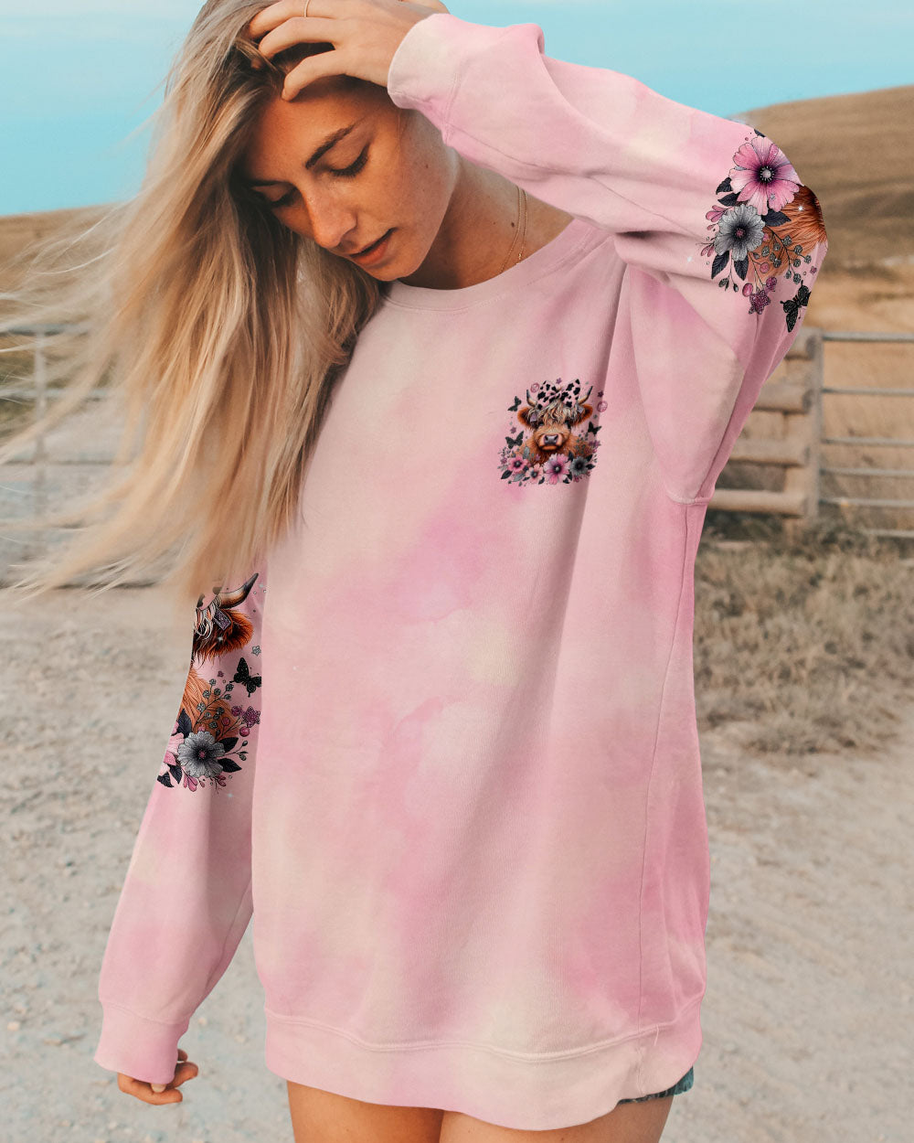 I'M NOT A HOT MESS COW ALL OVER PRINT  - TLTR1107252