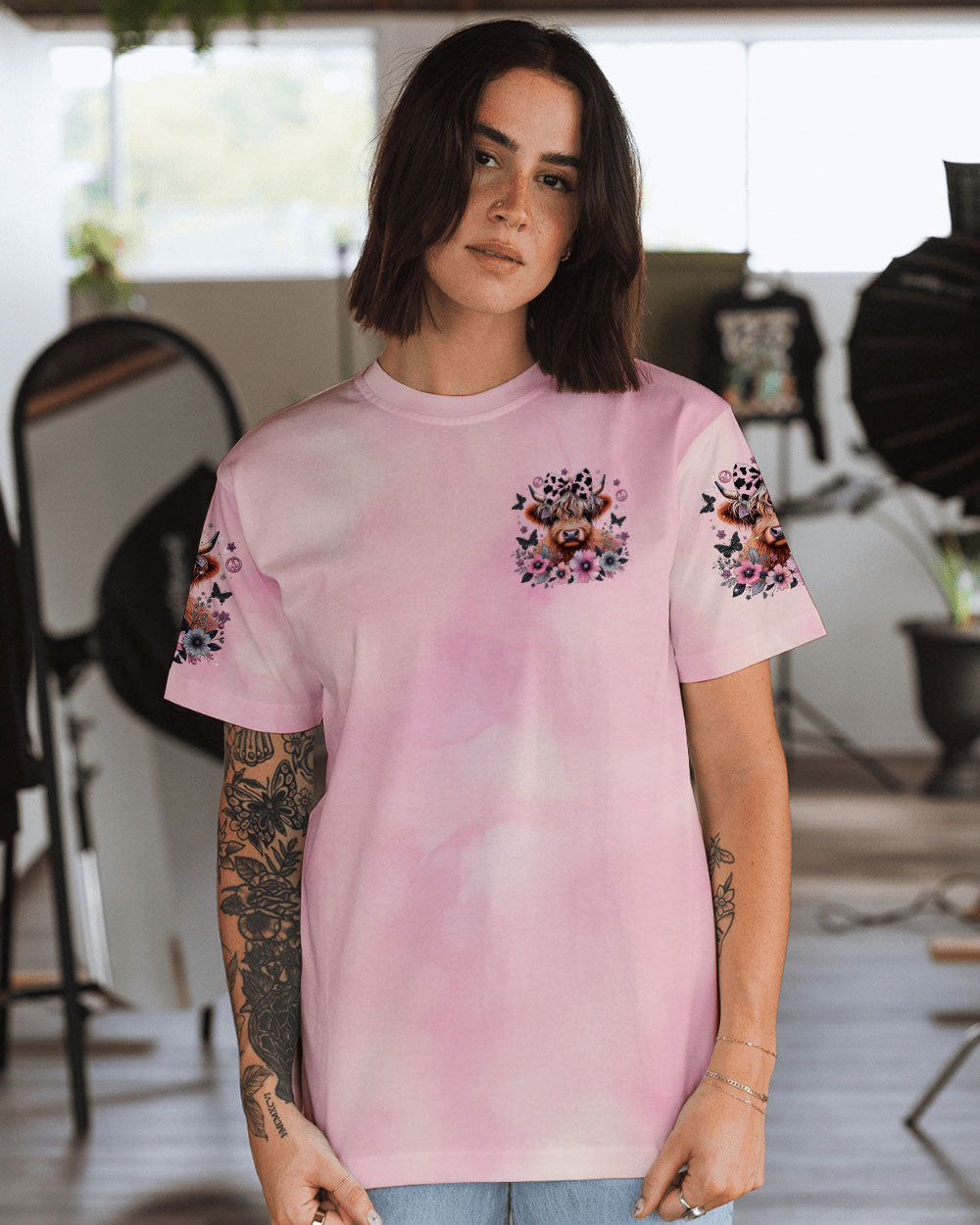 I'M NOT A HOT MESS COW ALL OVER PRINT  - TLTR1107252