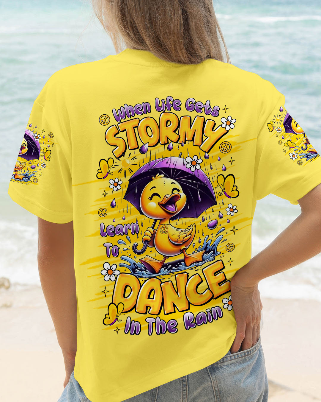 DANCE IN THE RAIN DUCK ALL OVER PRINT - TLTR1108254