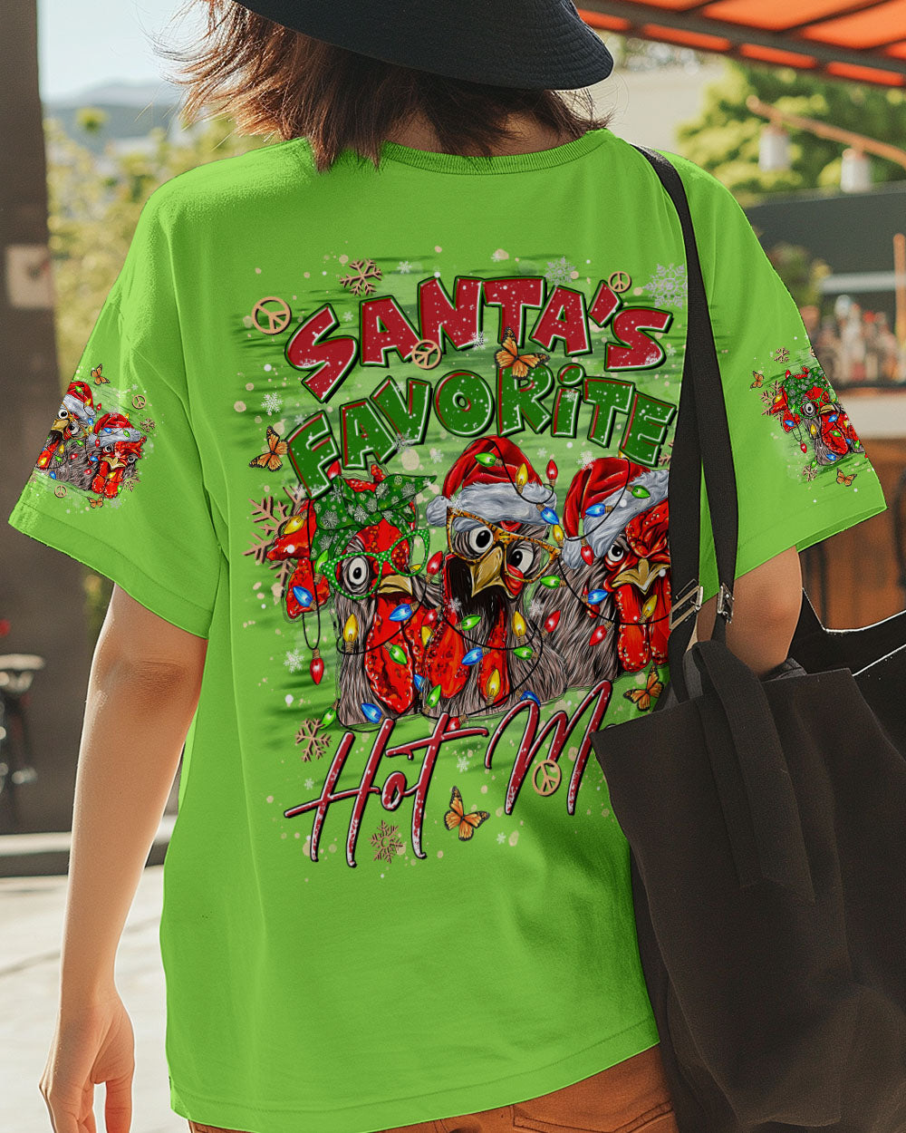 SANTA'S FAVORITE HOT MESS CHICKEN CHRISTMAS ALL OVER PRINT  - TLTR1111243