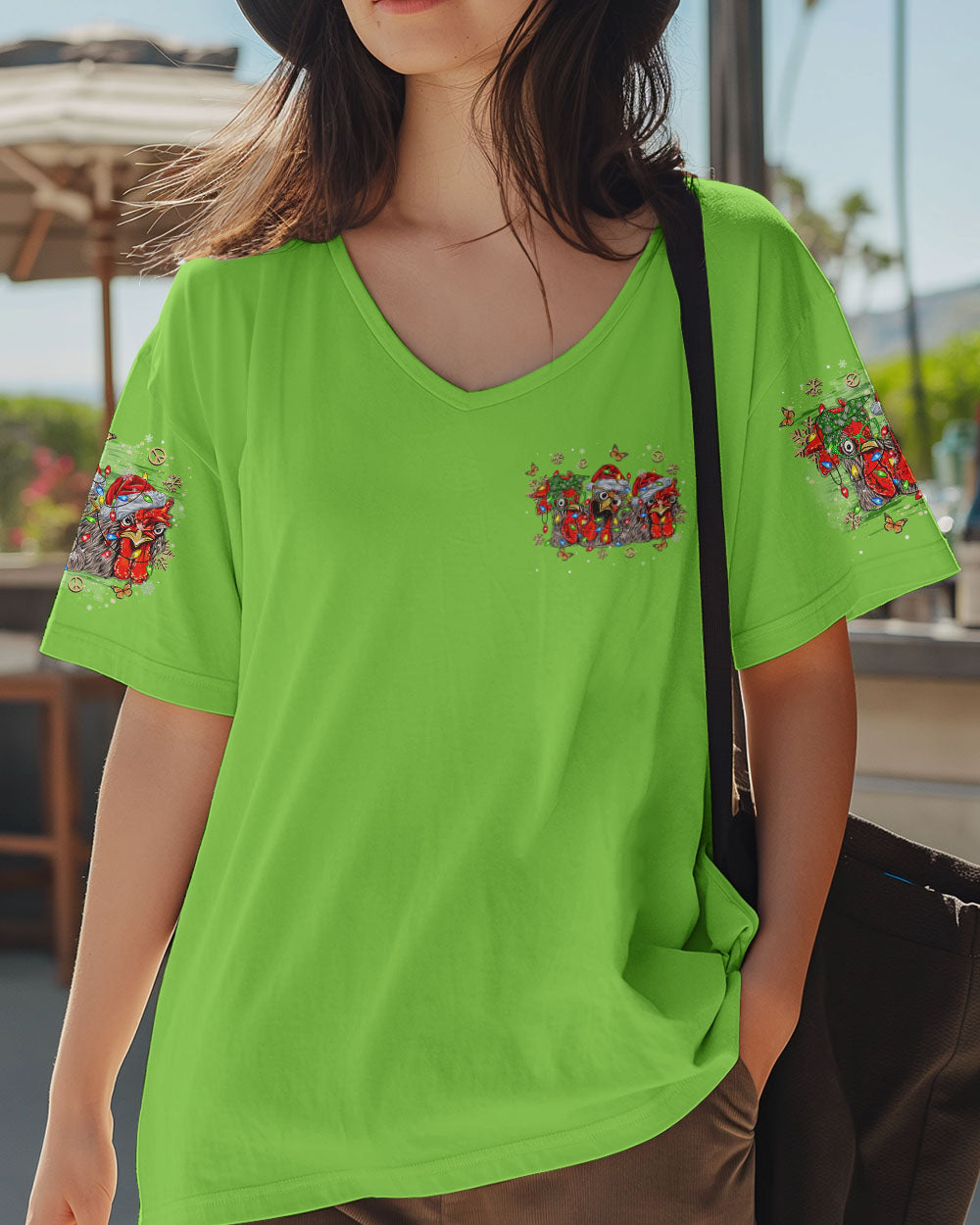 SANTA'S FAVORITE HOT MESS CHICKEN CHRISTMAS ALL OVER PRINT  - TLTR1111243