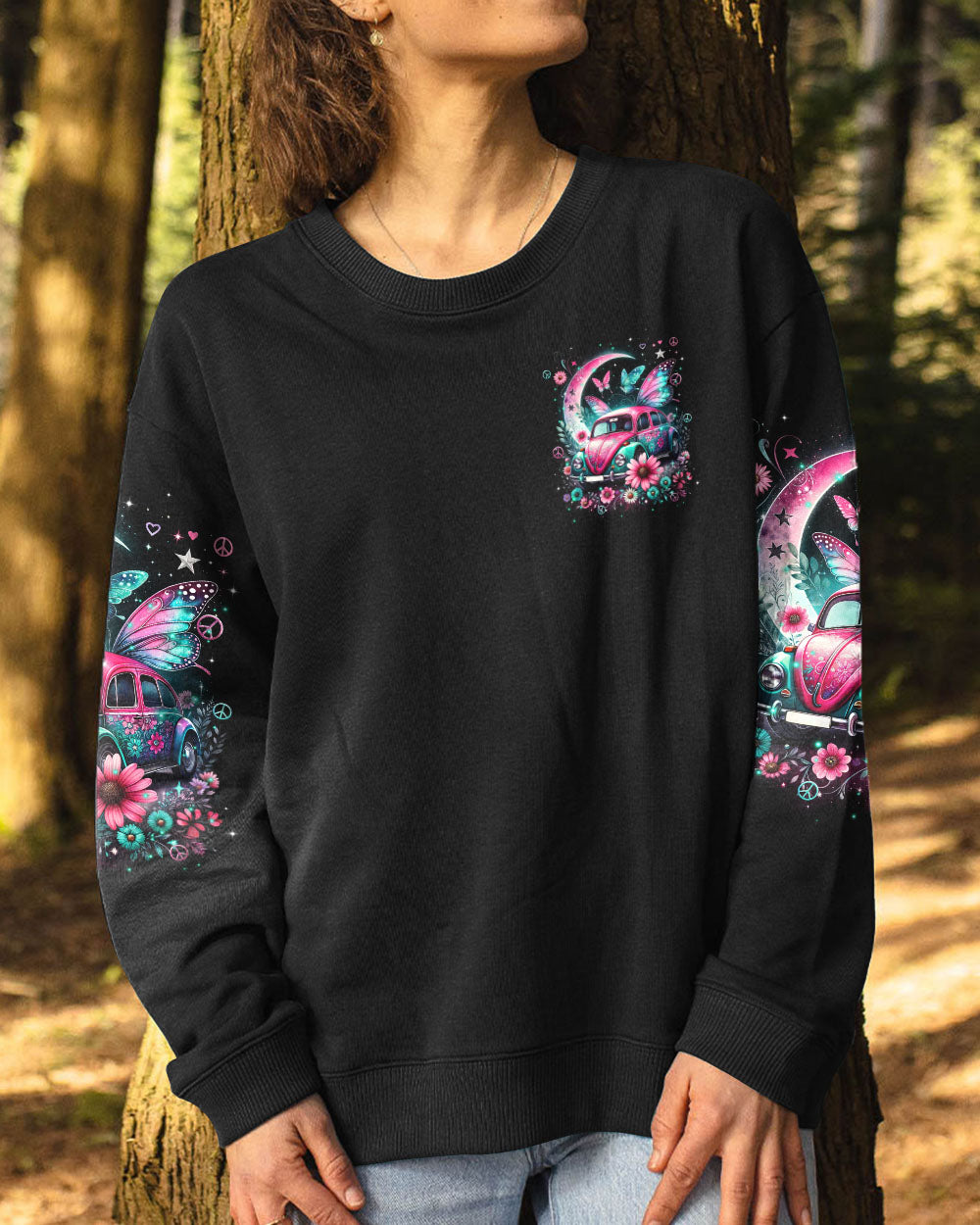 HELLO DARKNESS MY OLD FRIEND CAR CRESCENT MOON ALL OVER PRINT - TLTR1112233
