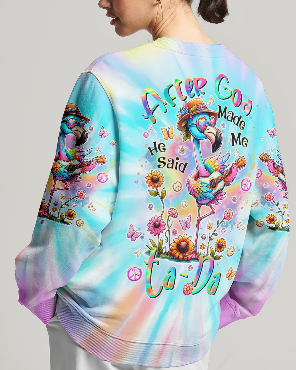 AFTER GOD MADE ME HE SAID TADA FLAMINGO ALL OVER PRINT - TLTR1206243