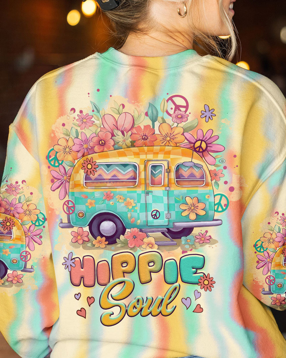 HIPPIE SOUL TIE DYE ALL OVER PRINT - TLTR1207231
