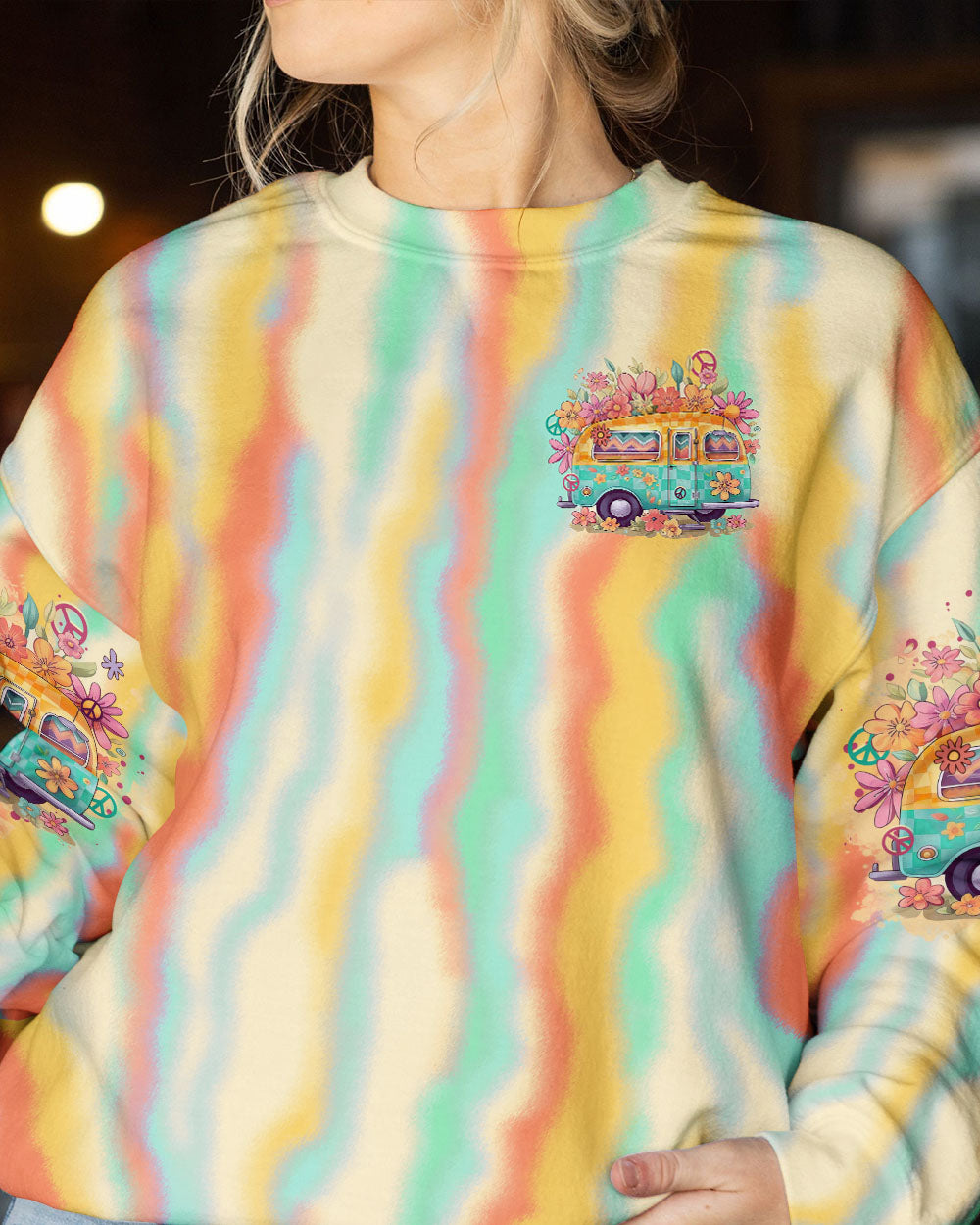 HIPPIE SOUL TIE DYE ALL OVER PRINT - TLTR1207231