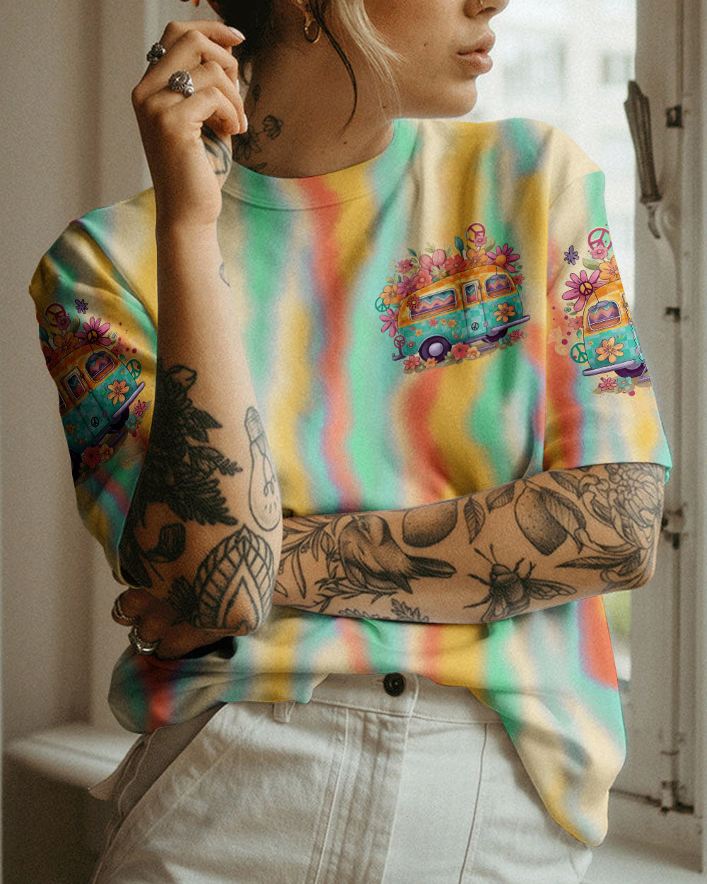 HIPPIE SOUL TIE DYE ALL OVER PRINT - TLTR1207231