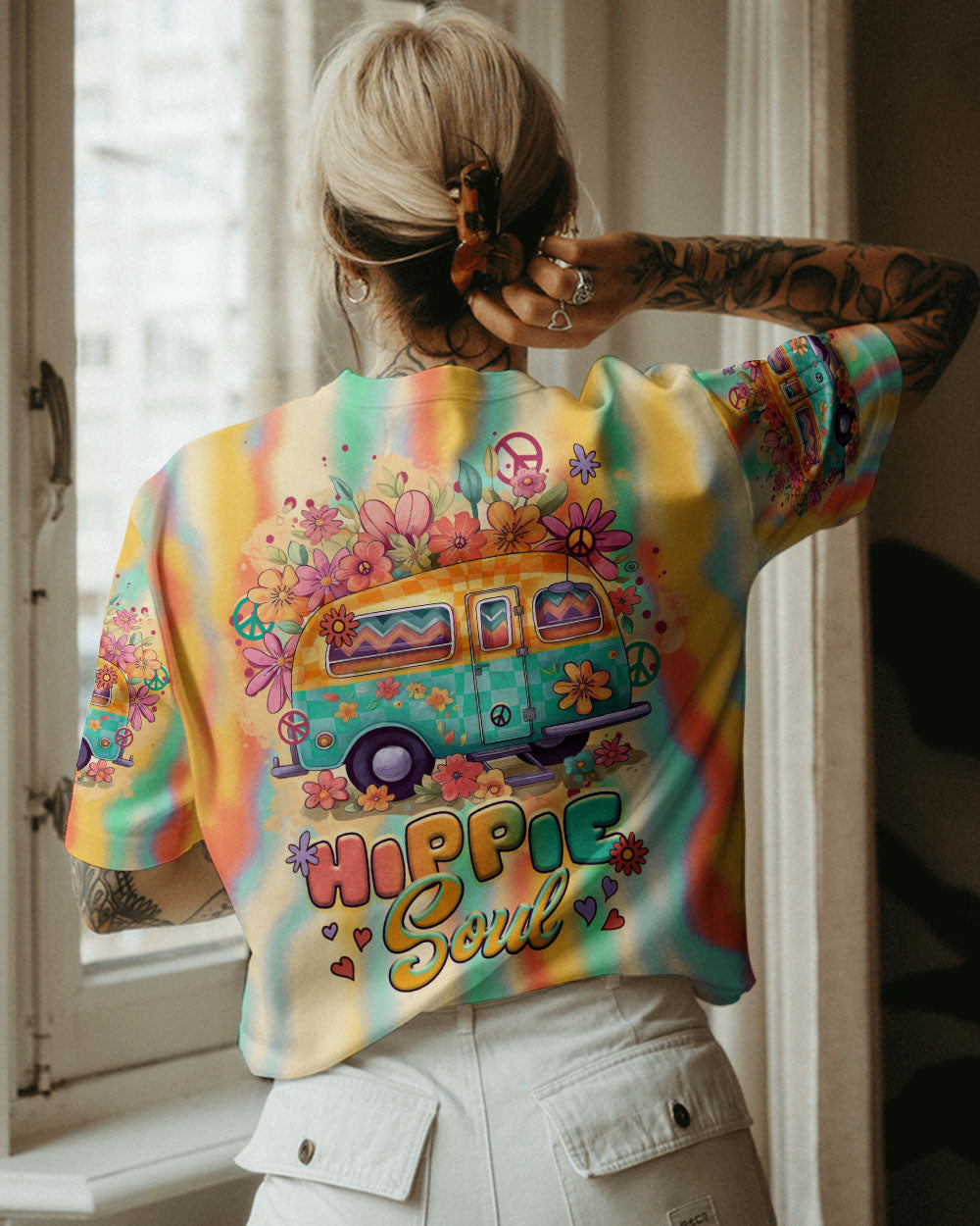 HIPPIE SOUL TIE DYE ALL OVER PRINT - TLTR1207231