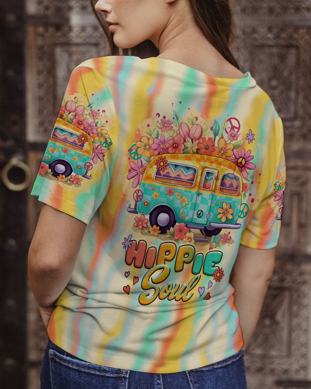 HIPPIE SOUL TIE DYE ALL OVER PRINT - TLTR1207231