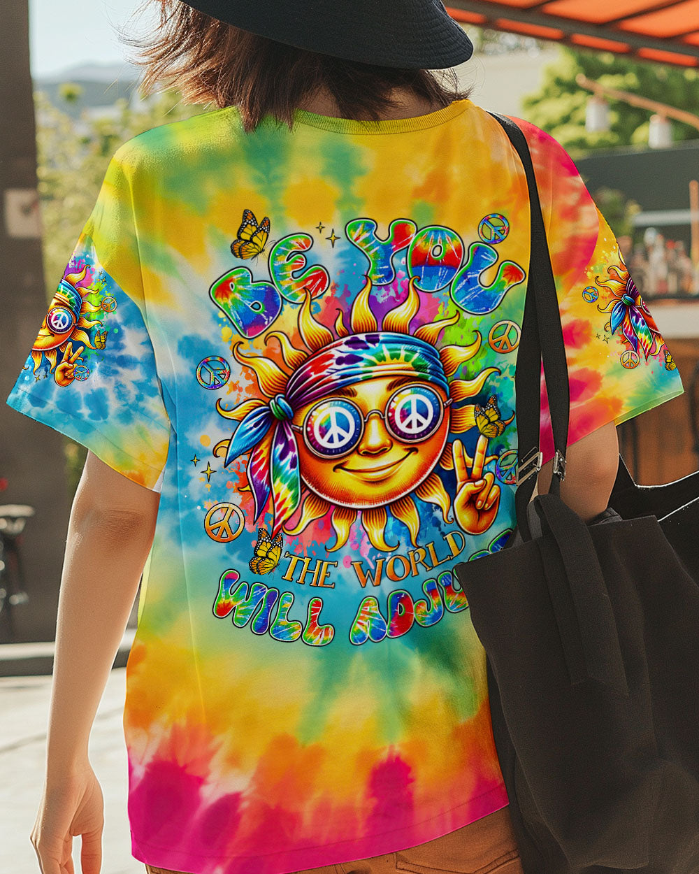 BE YOU THE WORLD WILL ADJUST SUN ALL OVER PRINT - TLTR1208243