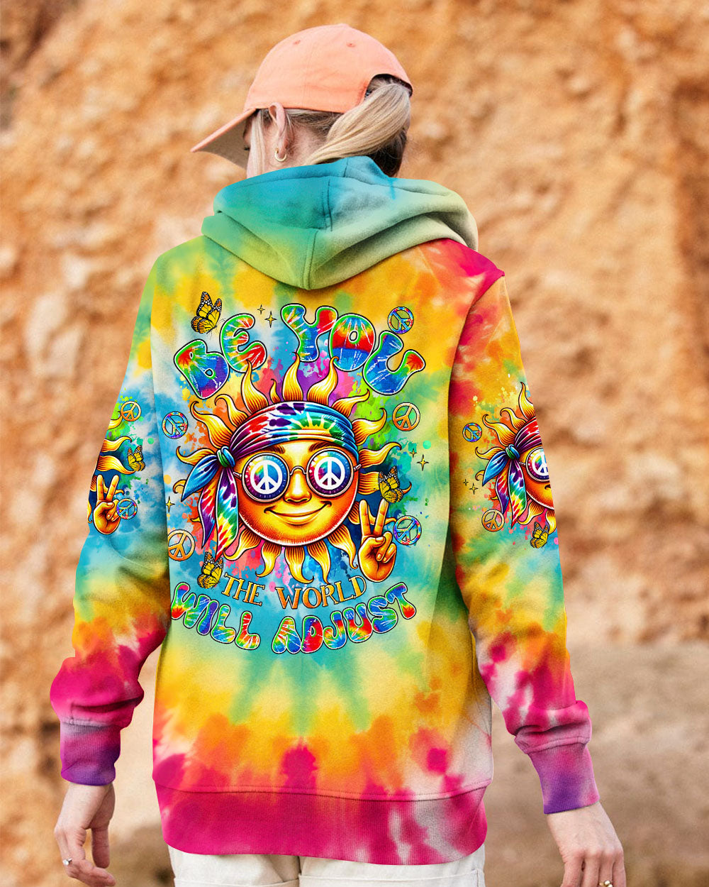 BE YOU THE WORLD WILL ADJUST SUN ALL OVER PRINT - TLTR1208243