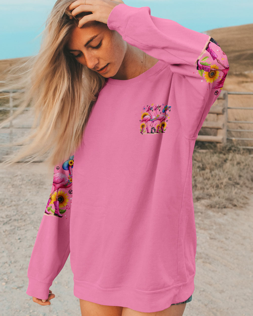 GOOD TIMES CRAZY FRIEND FLAMINGO ALL OVER PRINT - TLTR1305254