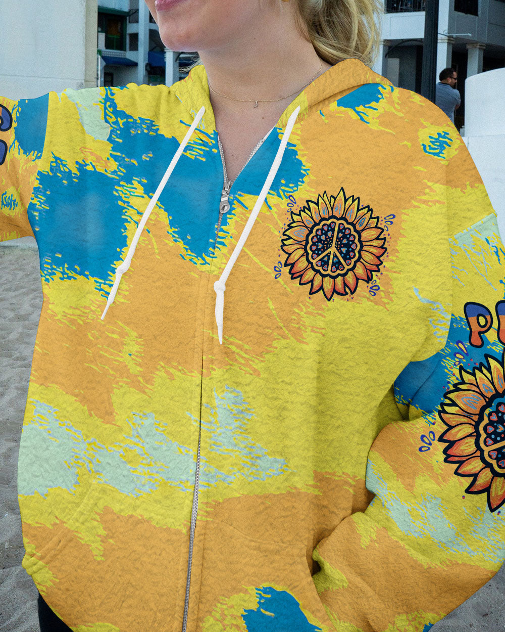 IMAGINE ALL THE PEOPLE LIVING LIFE IN PEACE TIE DYE ALL OVER PRINT - TLTR1306232
