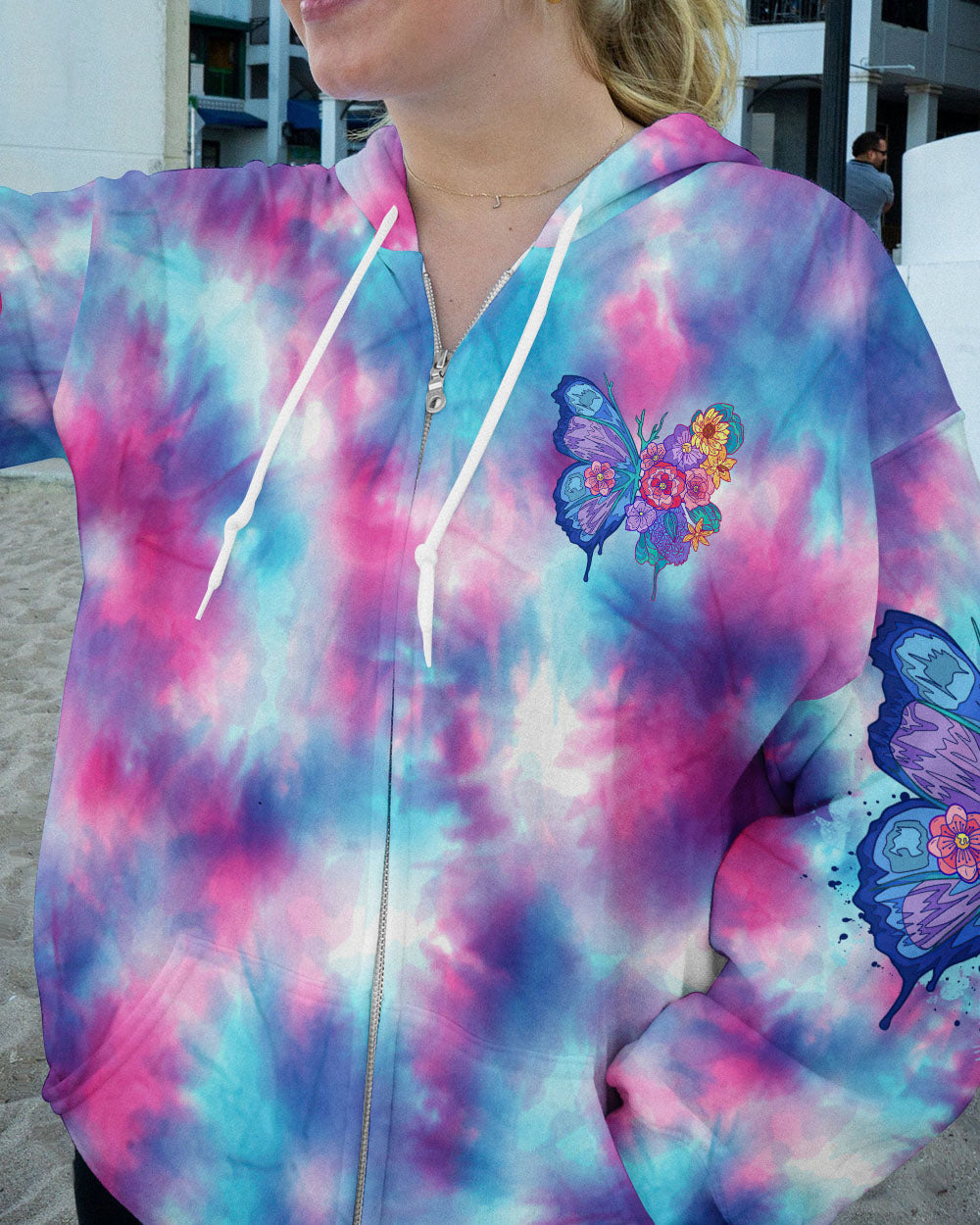 YOU ARE AMAZING BUTTERFLY FLORAL ALL OVER PRINT - TLTR1306234