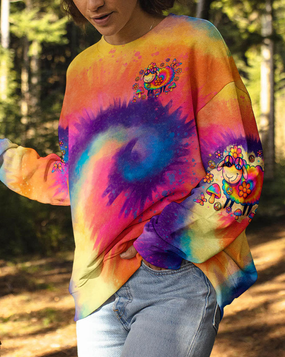 I'M NOT THE BLACK SHEEP TIE DYE ALL OVER PRINT  - TLTR1309252