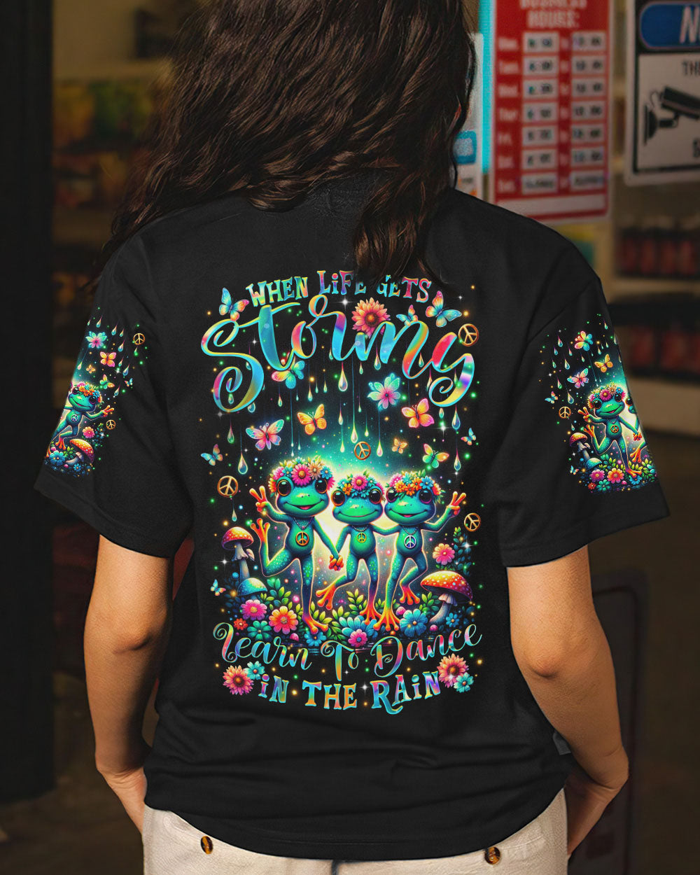 DANCE IN THE RAIN FROG ALL OVER PRINT - TLTR1403243