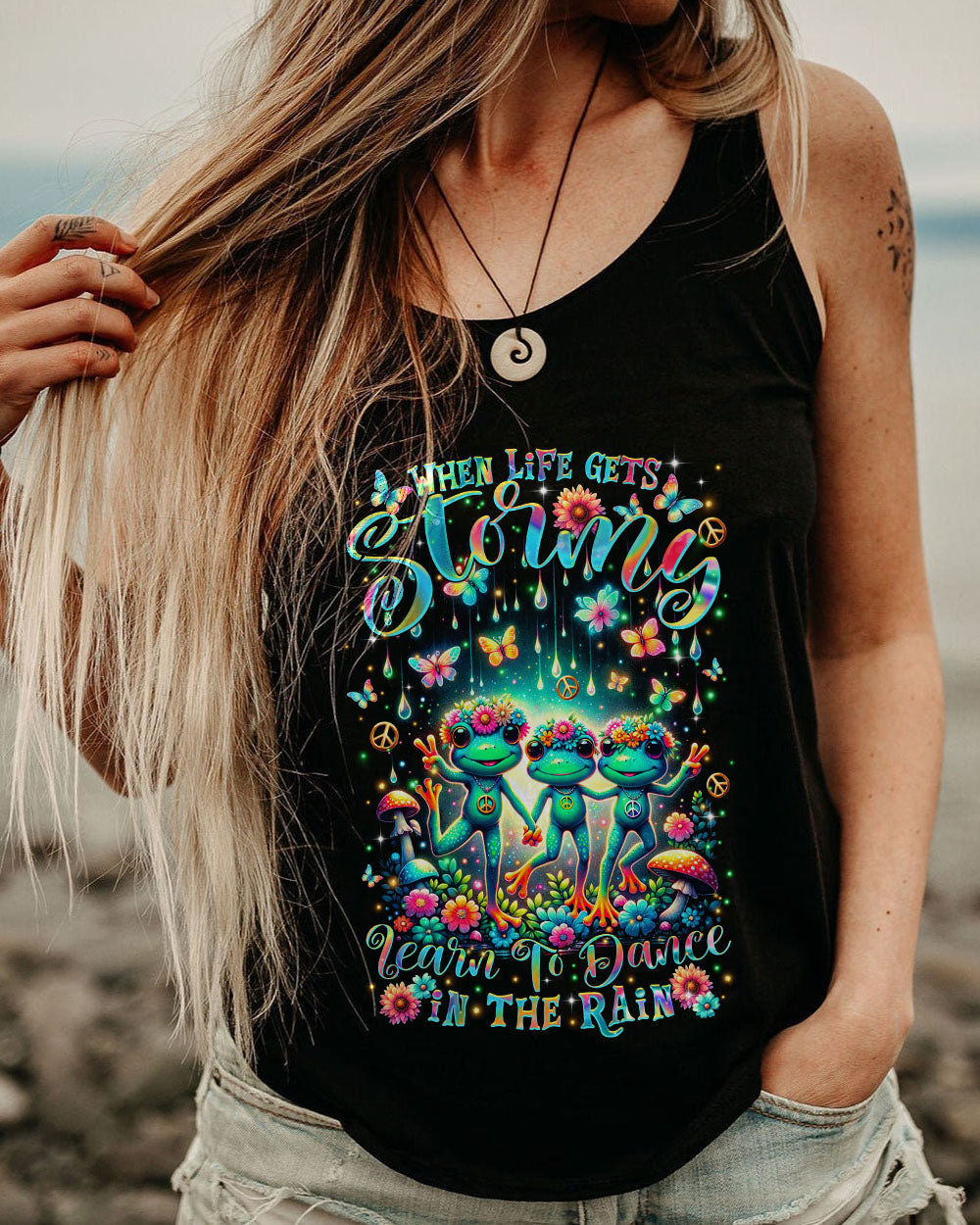 DANCE IN THE RAIN FROG ALL OVER PRINT - TLTR1403243