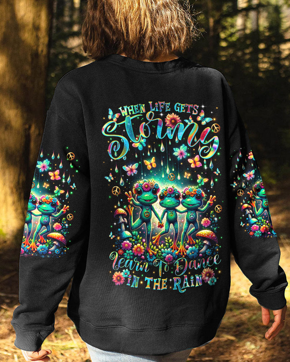 DANCE IN THE RAIN FROG ALL OVER PRINT - TLTR1403243