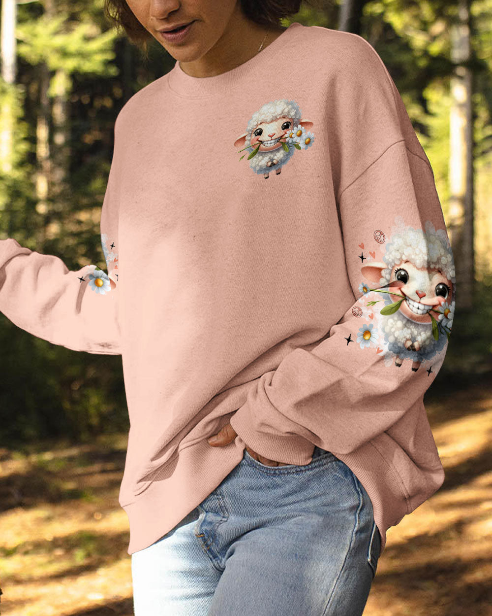 BE THE REASON SOMEONE SMILES TODAY SHEEP ALL OVER PRINT  - TLTR1407253