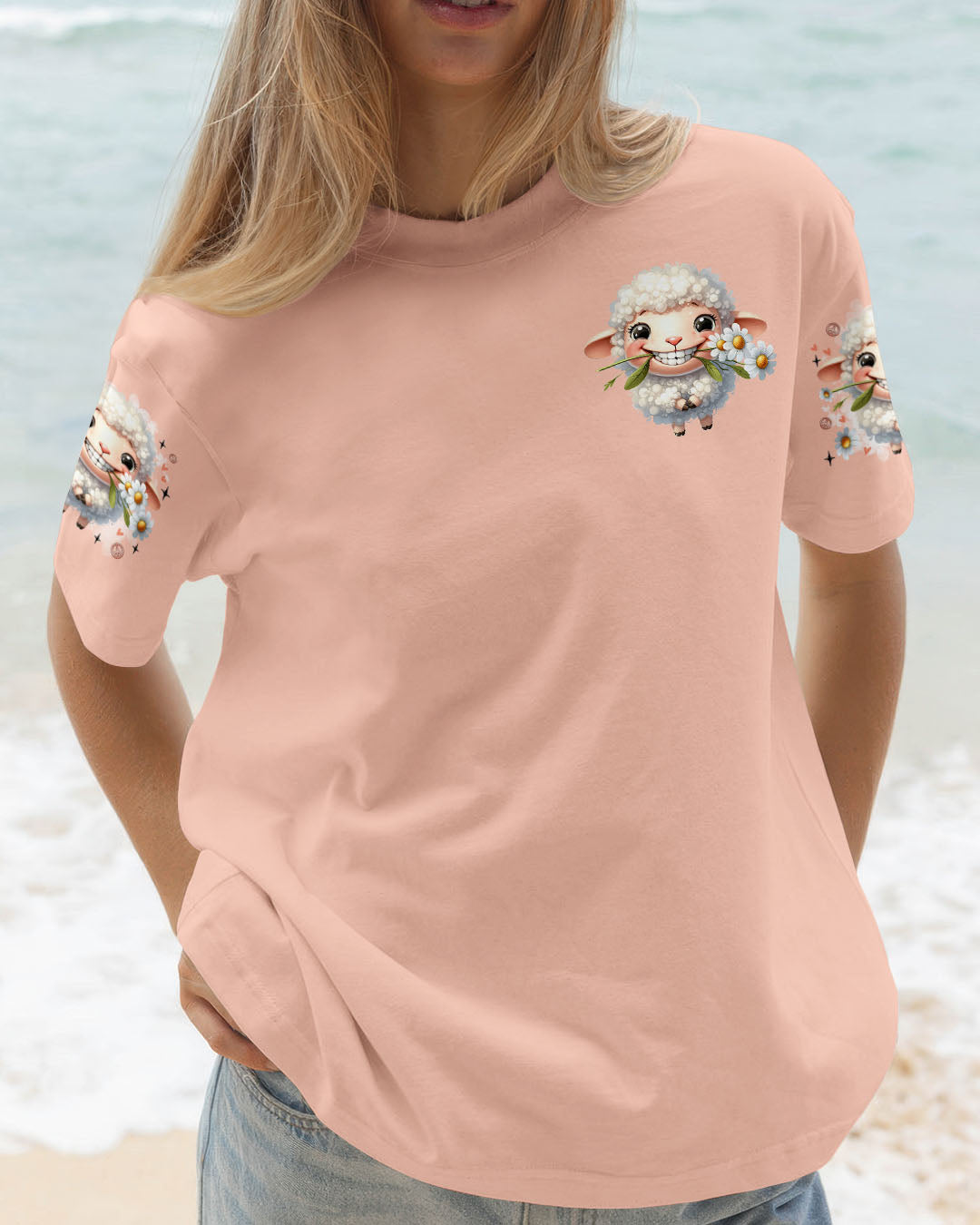 BE THE REASON SOMEONE SMILES TODAY SHEEP ALL OVER PRINT  - TLTR1407253
