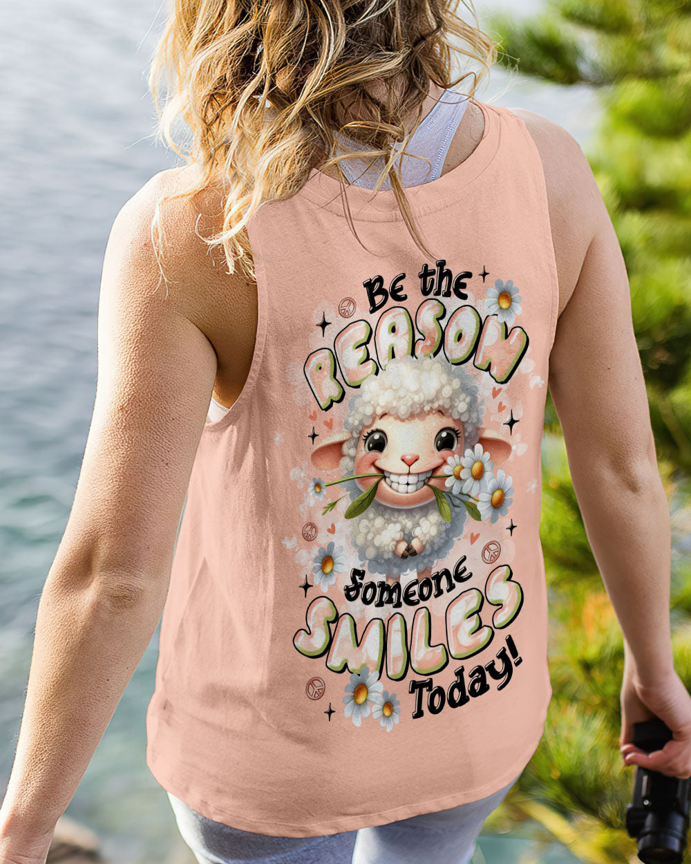 BE THE REASON SOMEONE SMILES TODAY SHEEP ALL OVER PRINT  - TLTR1407253