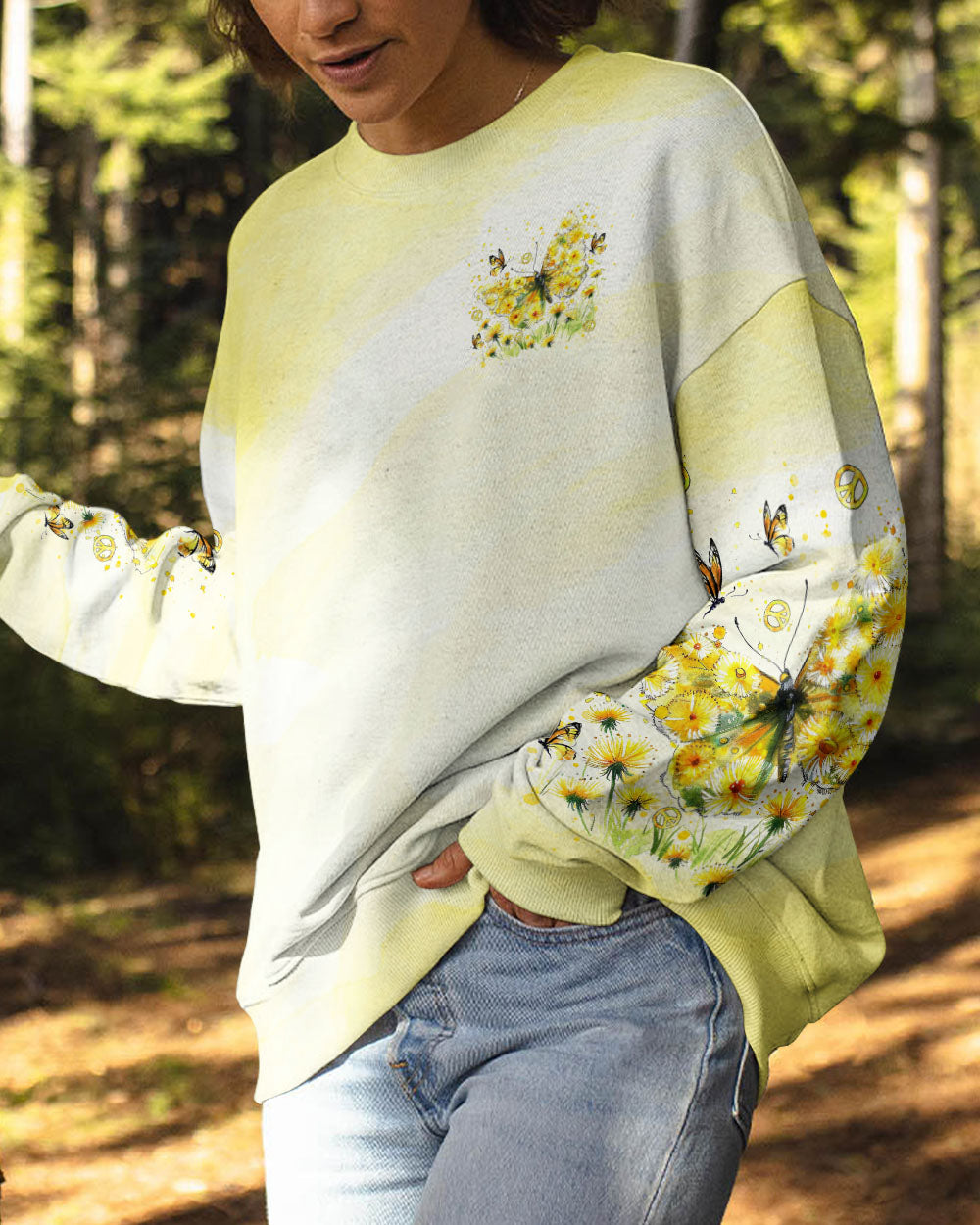 JUST BELIEVE BUTTERFLY ALL OVER PRINT - TLTR1410243
