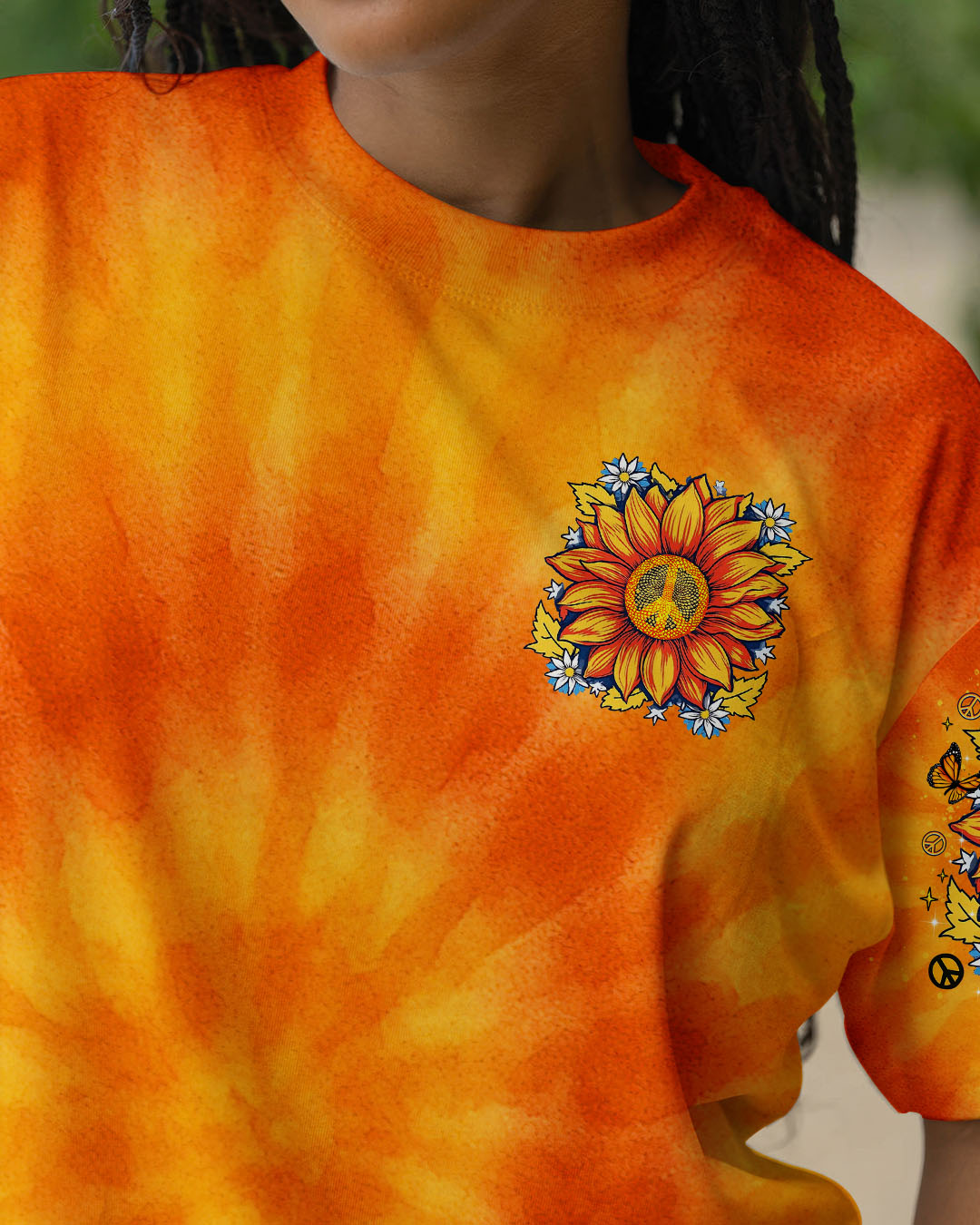 IMAGINE ALL THE PEOPLE LIVING LIFE IN PEACE SUNFLOWER ALL OVER PRINT   - TLTR1504254