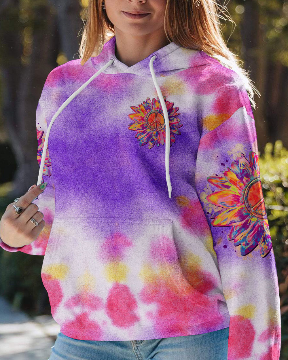 HIPPIE SOUL SUNFLOWER WATERCOLOR ALL OVER PRINT - TLTR1506233