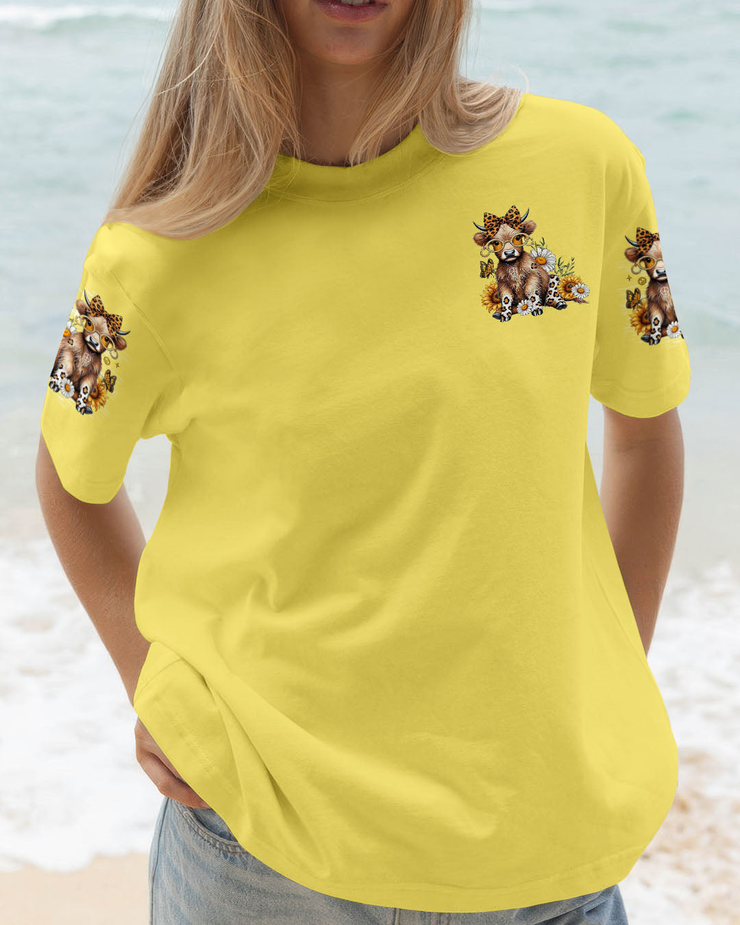 KINDA BOUJEE KINDA BROKE COW ALL OVER PRINT - TLTR1507252