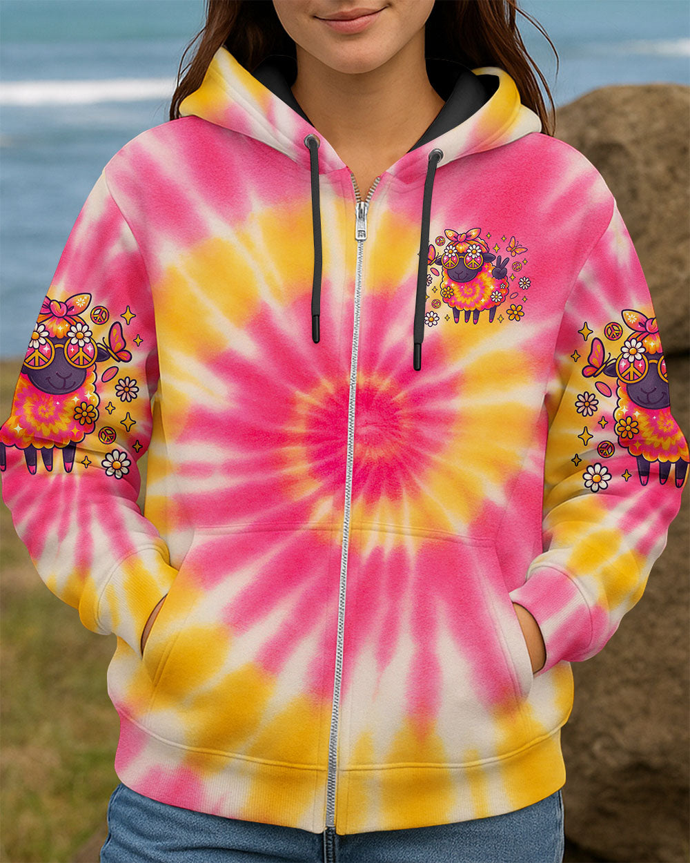 I'M NOT THE BLACK SHEEP TIE DYE ALL OVER PRINT  - TLTR1509253