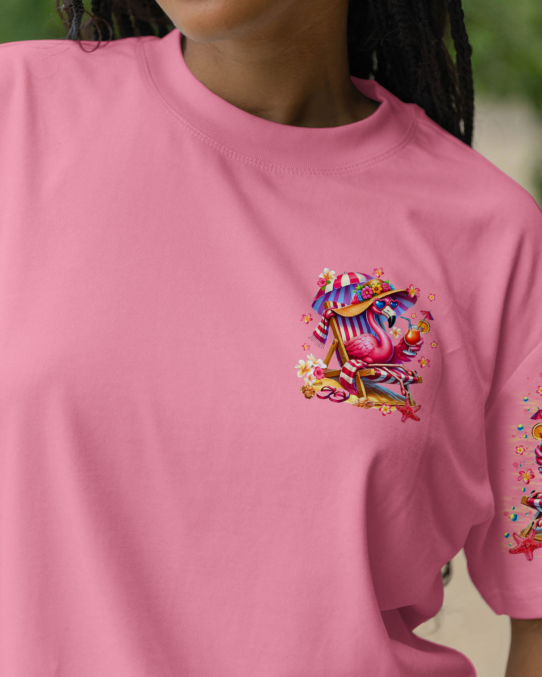 PRETTY IN PINK FLAMINGO ALL OVER PRINT  - TLTR1604253