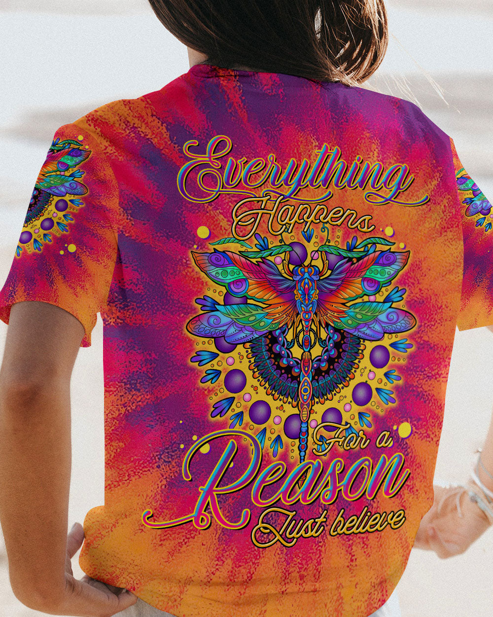 JUST BELIEVE DRAGONFLY ALL OVER PRINT - TLTR1606233