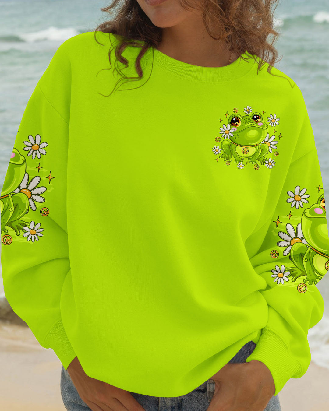 BE YOU THE WORLD WILL ADJUST FROG ALL OVER PRINT - TLTR1609251