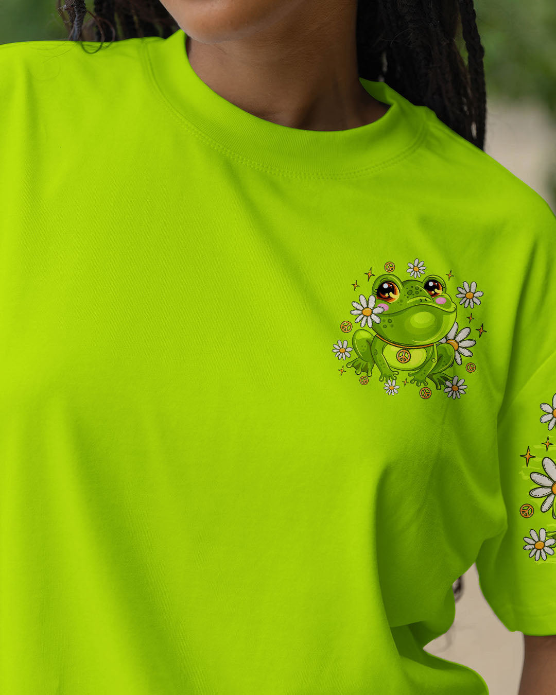 BE YOU THE WORLD WILL ADJUST FROG ALL OVER PRINT - TLTR1609251