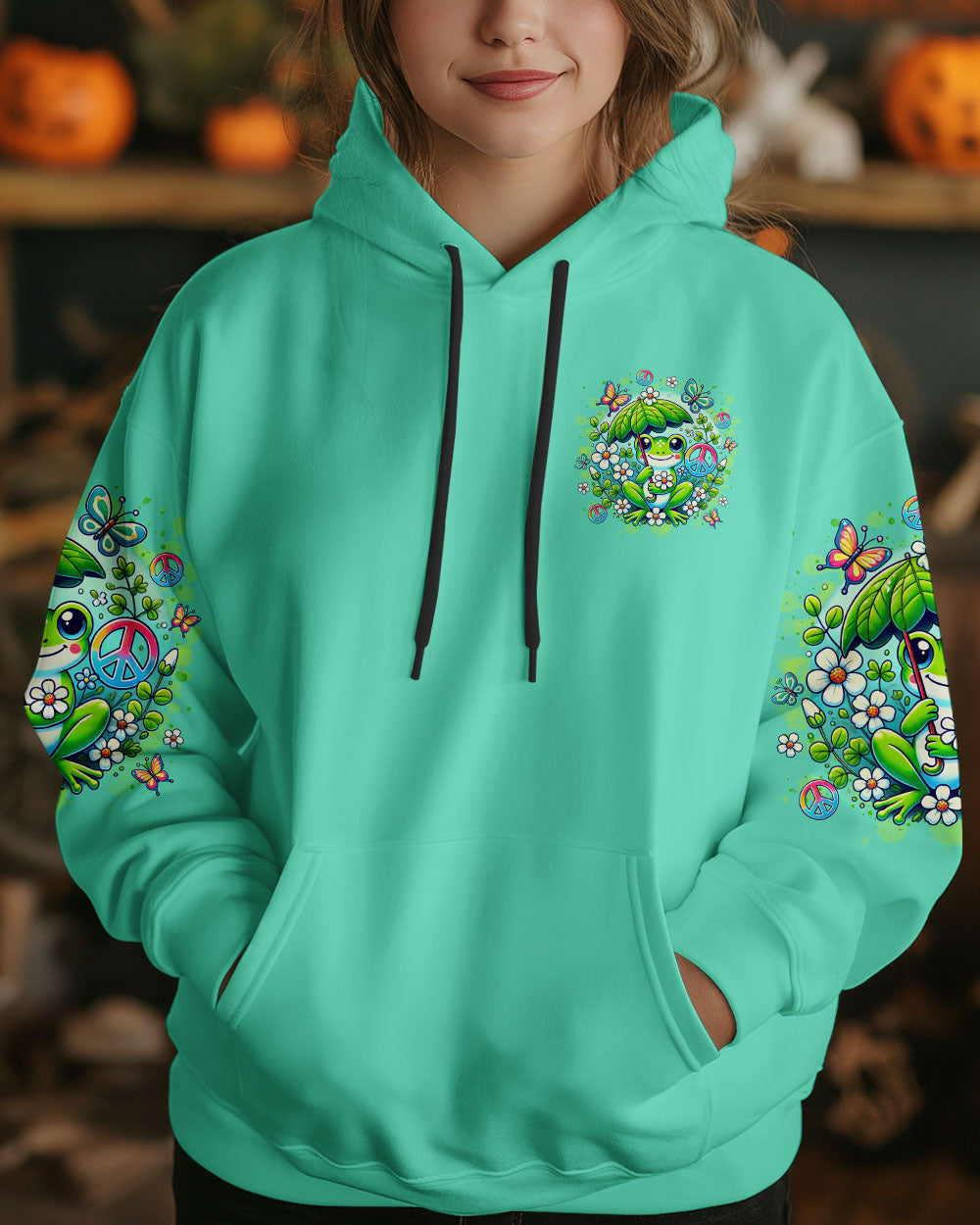 DON'T STOP BELIEVING FROG ALL OVER PRINT - TLTR1611243
