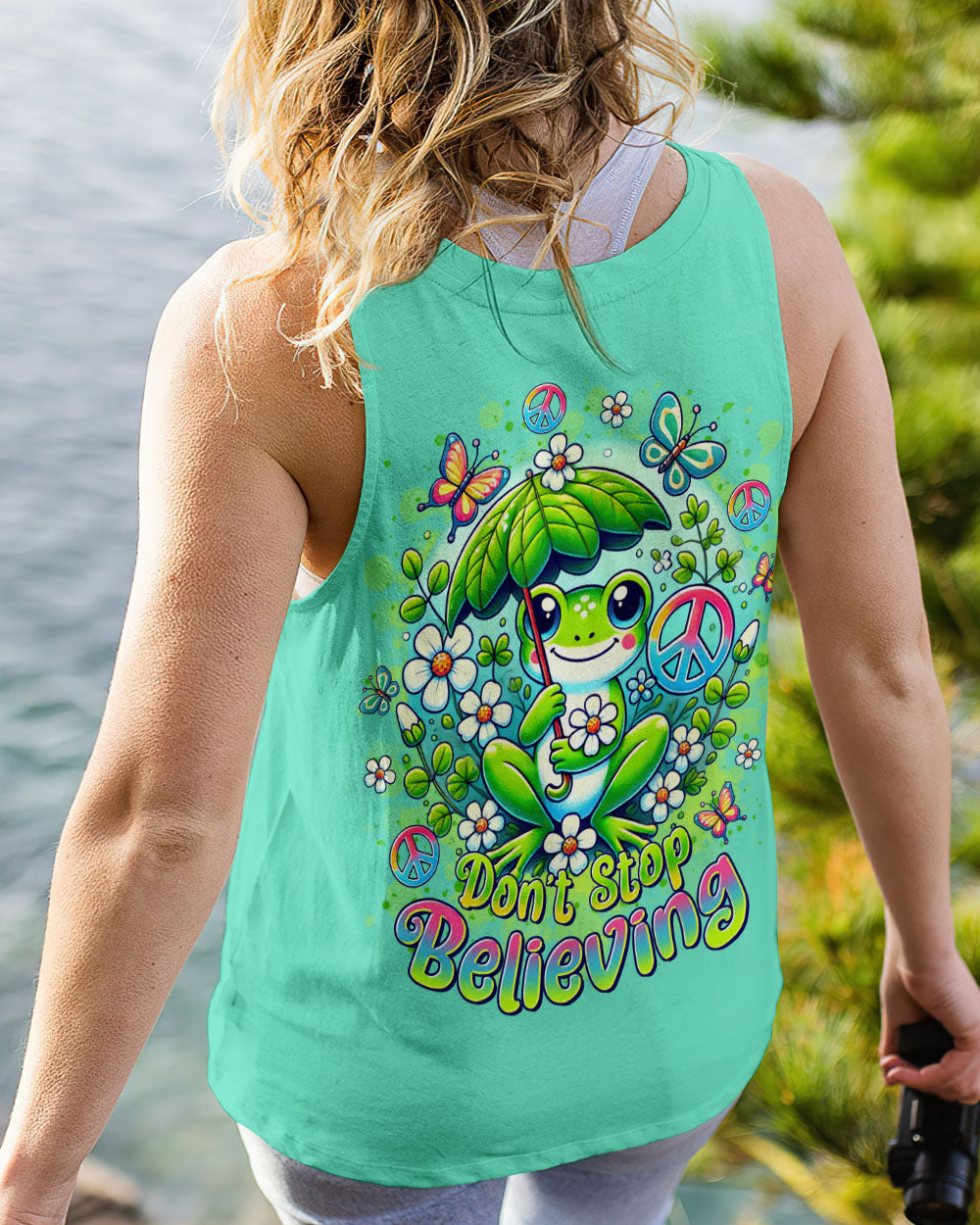 DON'T STOP BELIEVING FROG ALL OVER PRINT - TLTR1611243