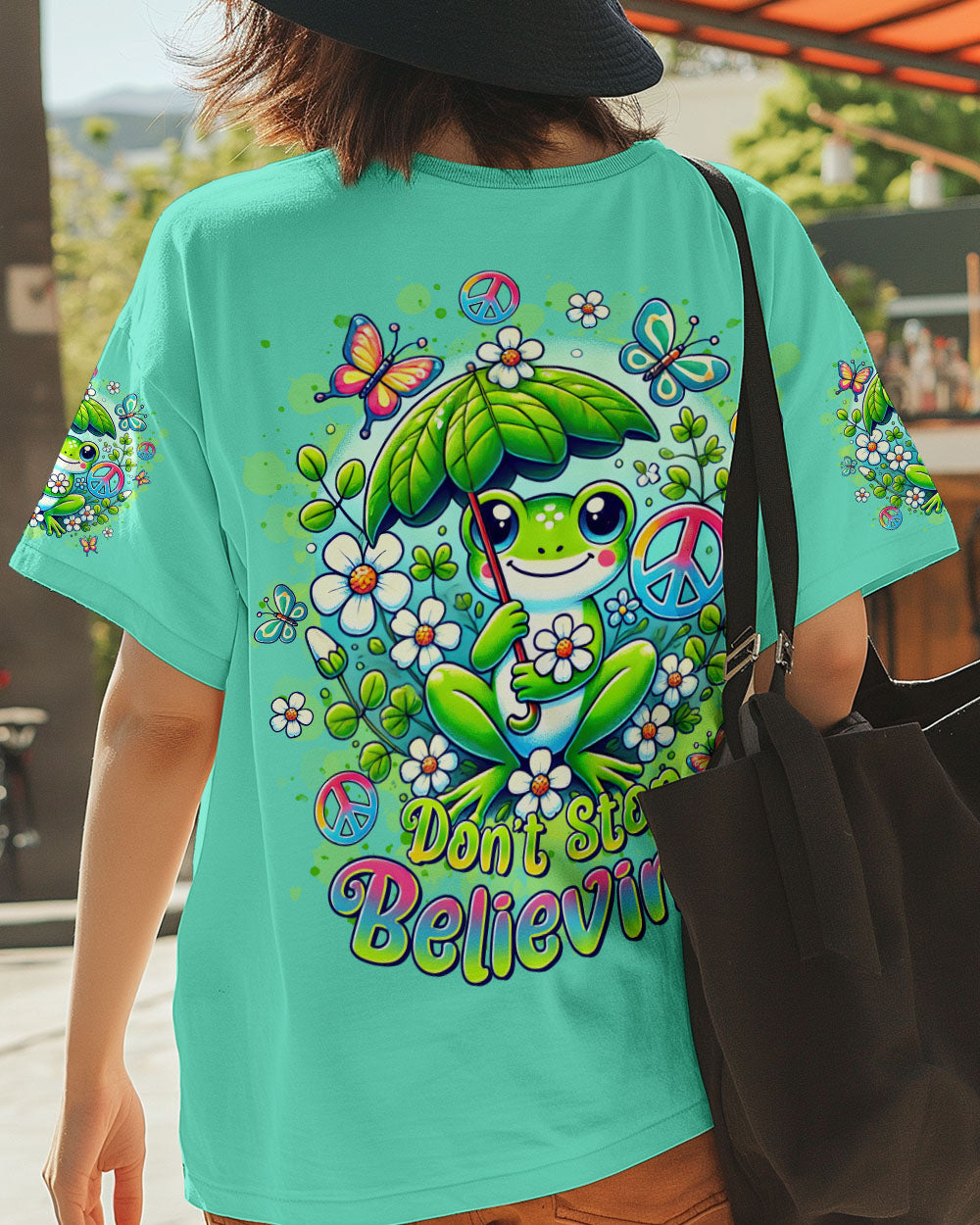 DON'T STOP BELIEVING FROG ALL OVER PRINT - TLTR1611243