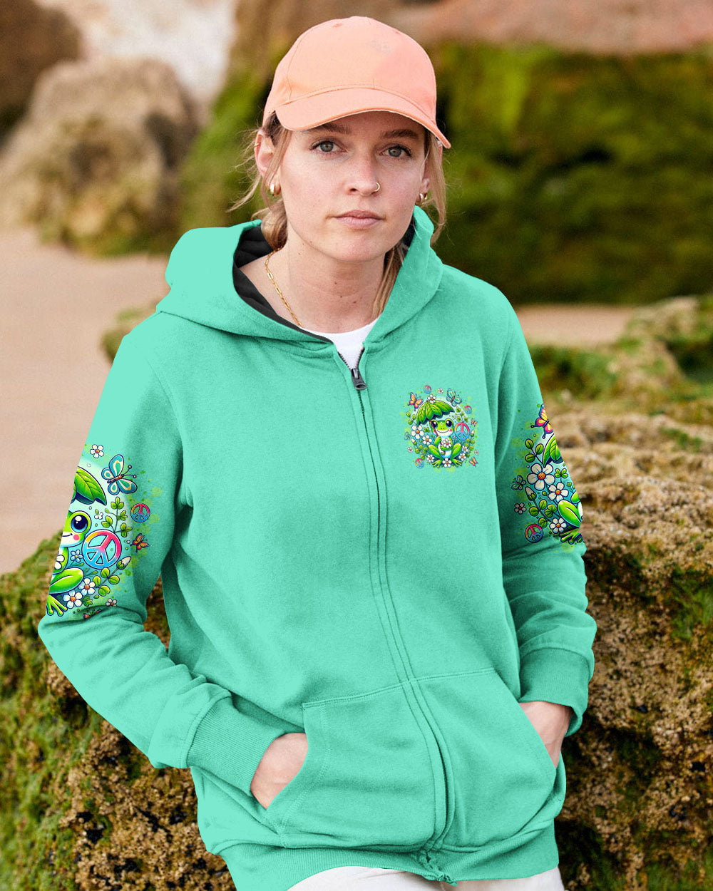 DON'T STOP BELIEVING FROG ALL OVER PRINT - TLTR1611243