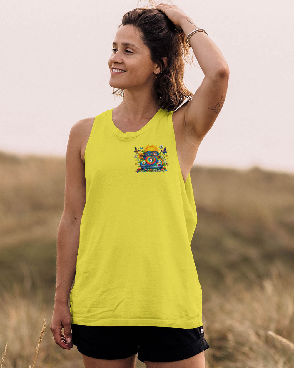 RUNNING AGAINST THE WIND CAR TIE DYE ALL OVER PRINT - TLTR1807253