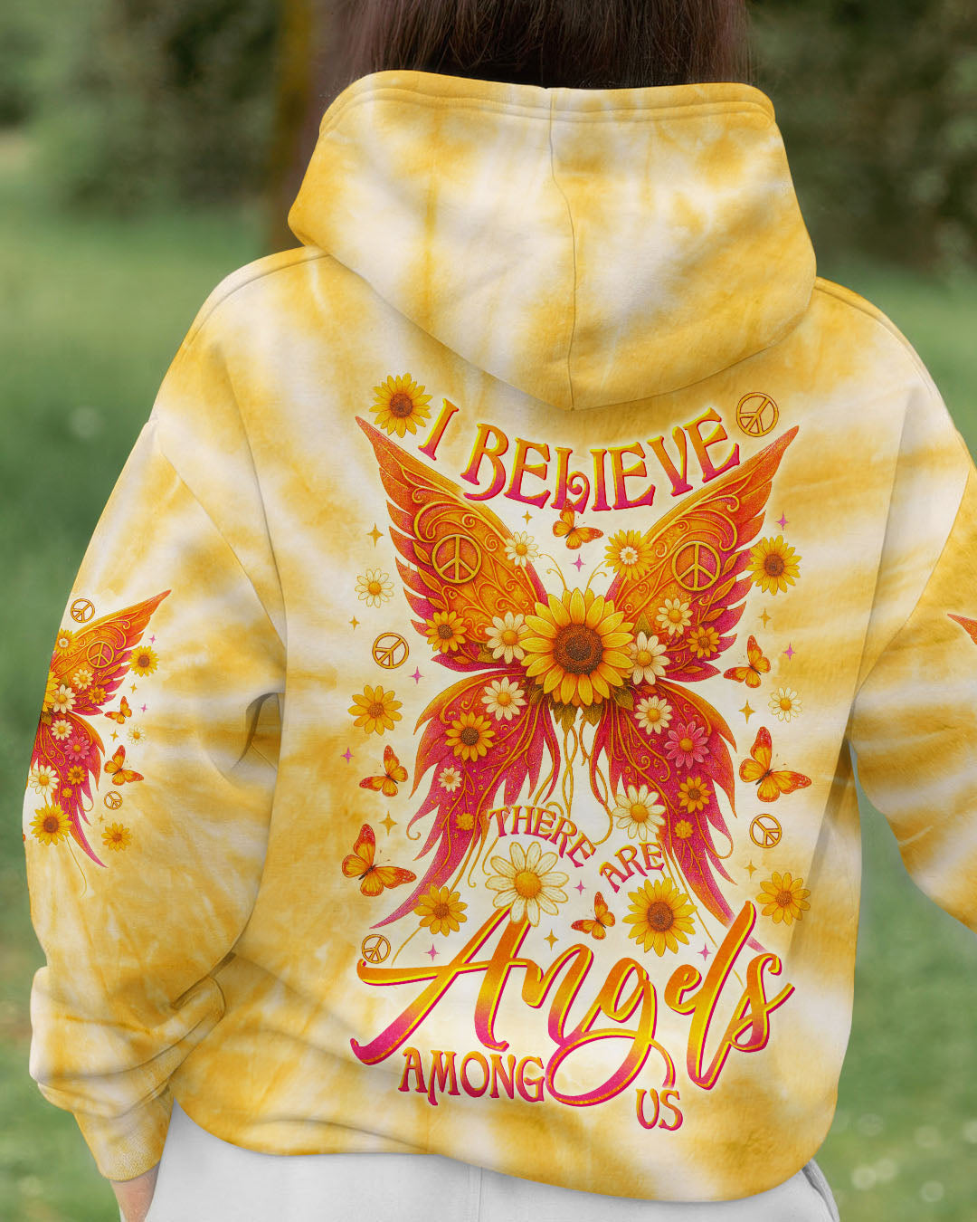 I BELIEVE THERE ARE ANGELS AMONG US WINGS ALL OVER PRINT - TLTR1809253