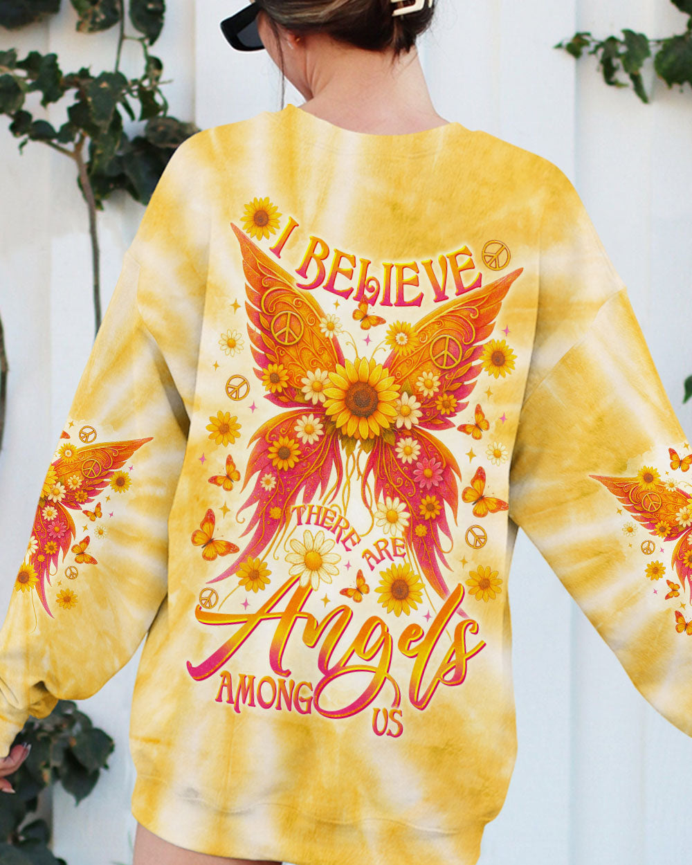 I BELIEVE THERE ARE ANGELS AMONG US WINGS ALL OVER PRINT - TLTR1809253