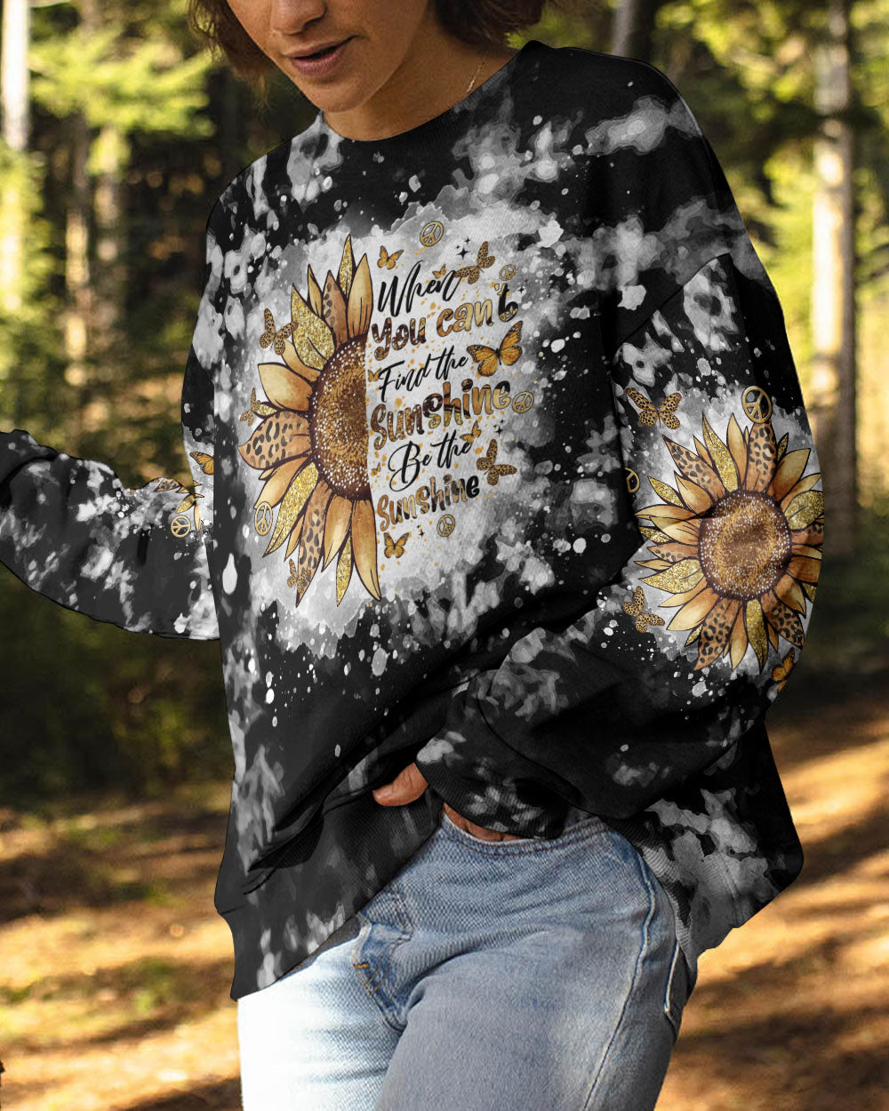 BE THE SUNSHINE SUNFLOWER ALL OVER PRINT  - TLTR1811243