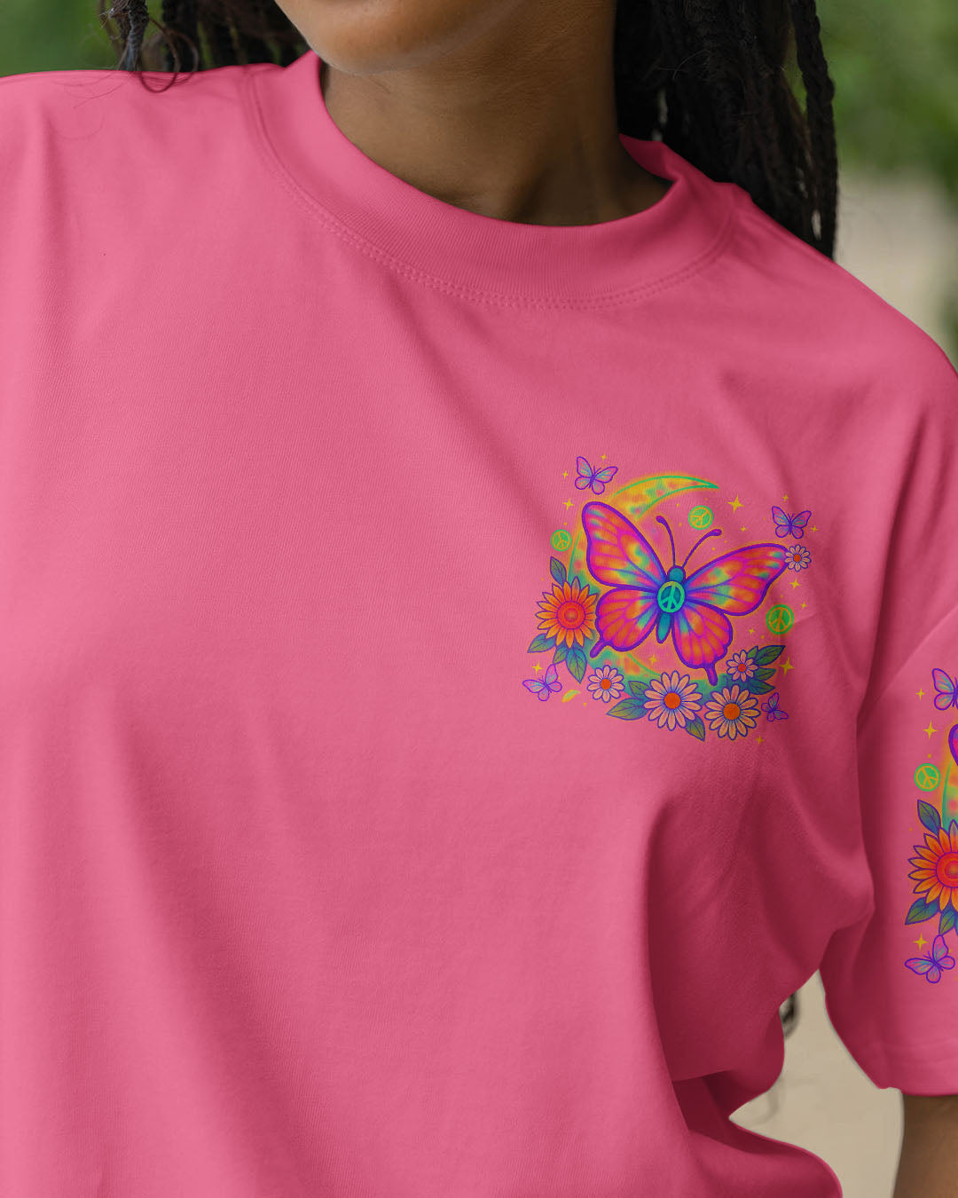 WHISPER WORDS OF WISDOM LET IT BE BUTTERFLY ALL OVER PRINT  - TLTR1906254