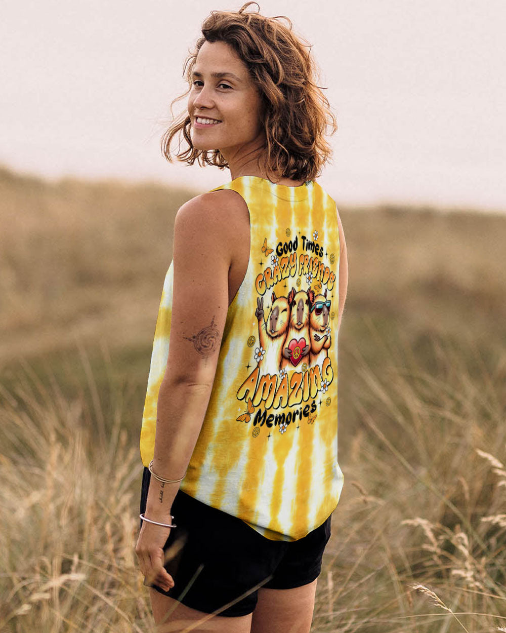 GOOD TIMES CRAZY FRIEND CAPYBARA ALL OVER PRINT  - TLTR1908251