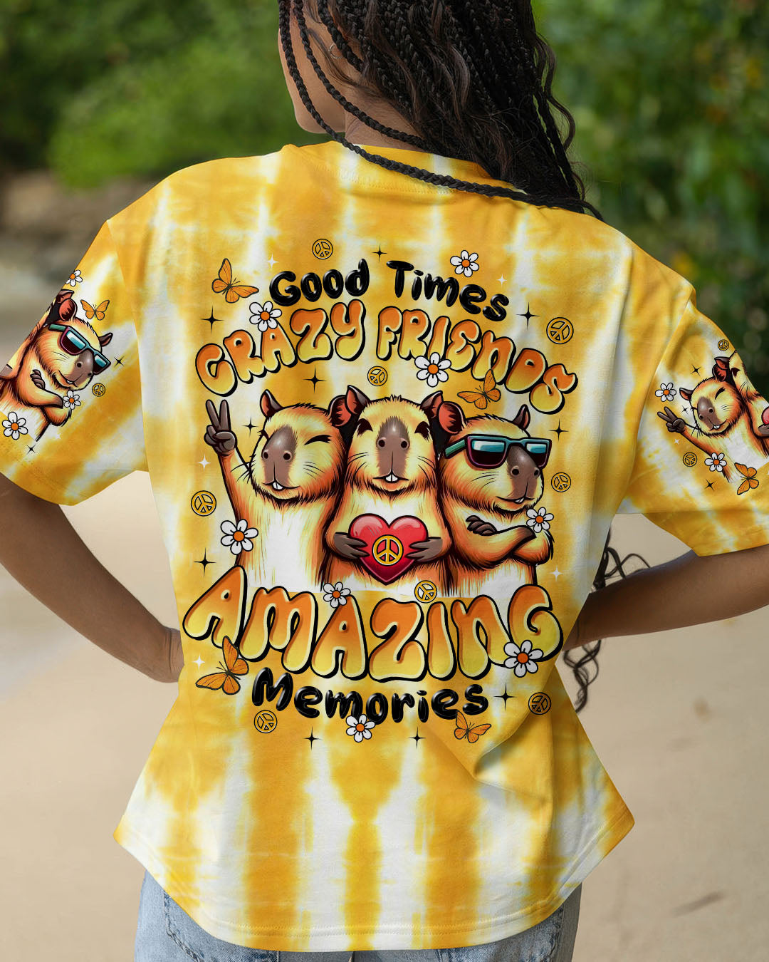 GOOD TIMES CRAZY FRIEND CAPYBARA ALL OVER PRINT  - TLTR1908251